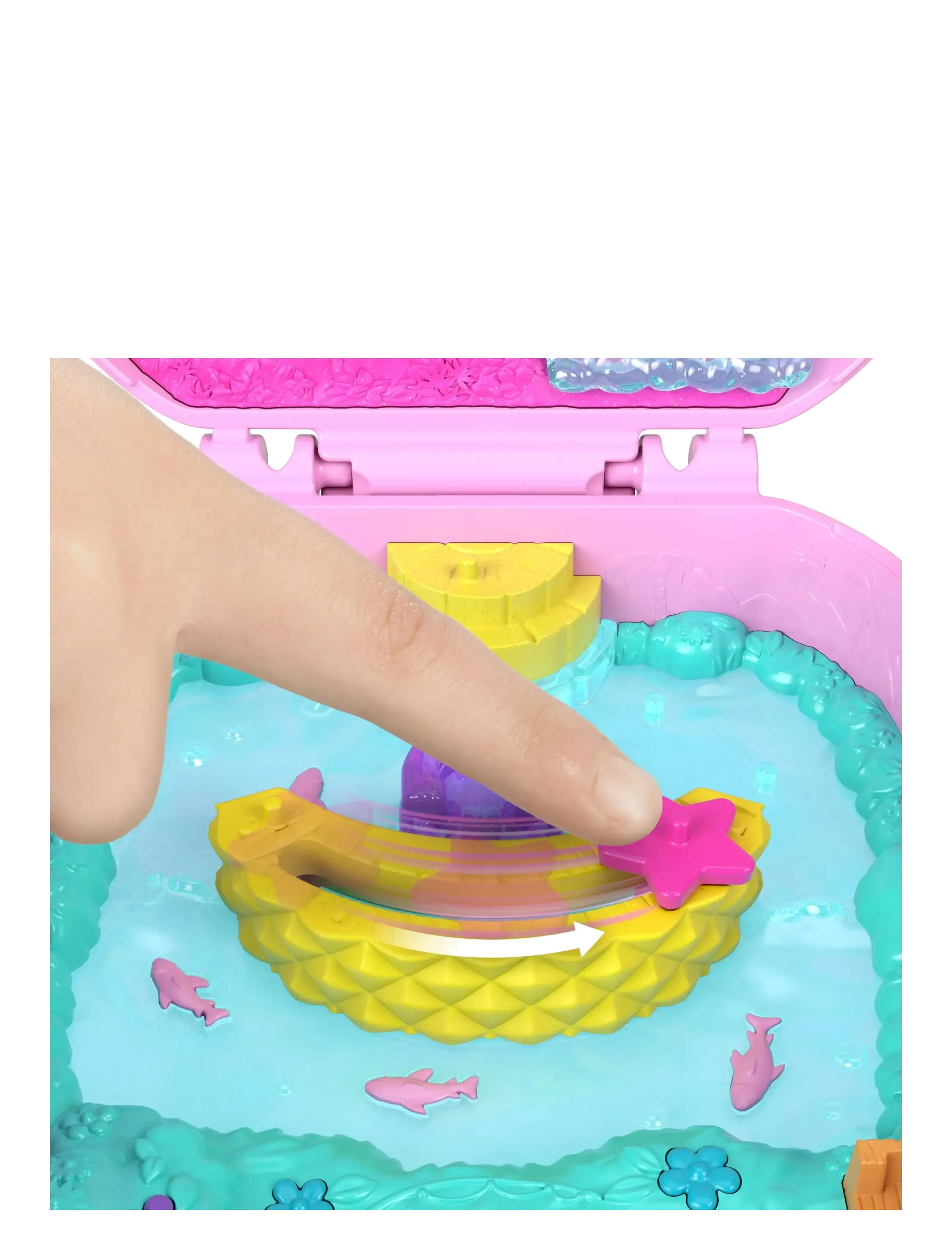 Polly Pocket - Polly Pocket   Pineapple Monkey Colada Compact - legesæt - multicolor - 3
