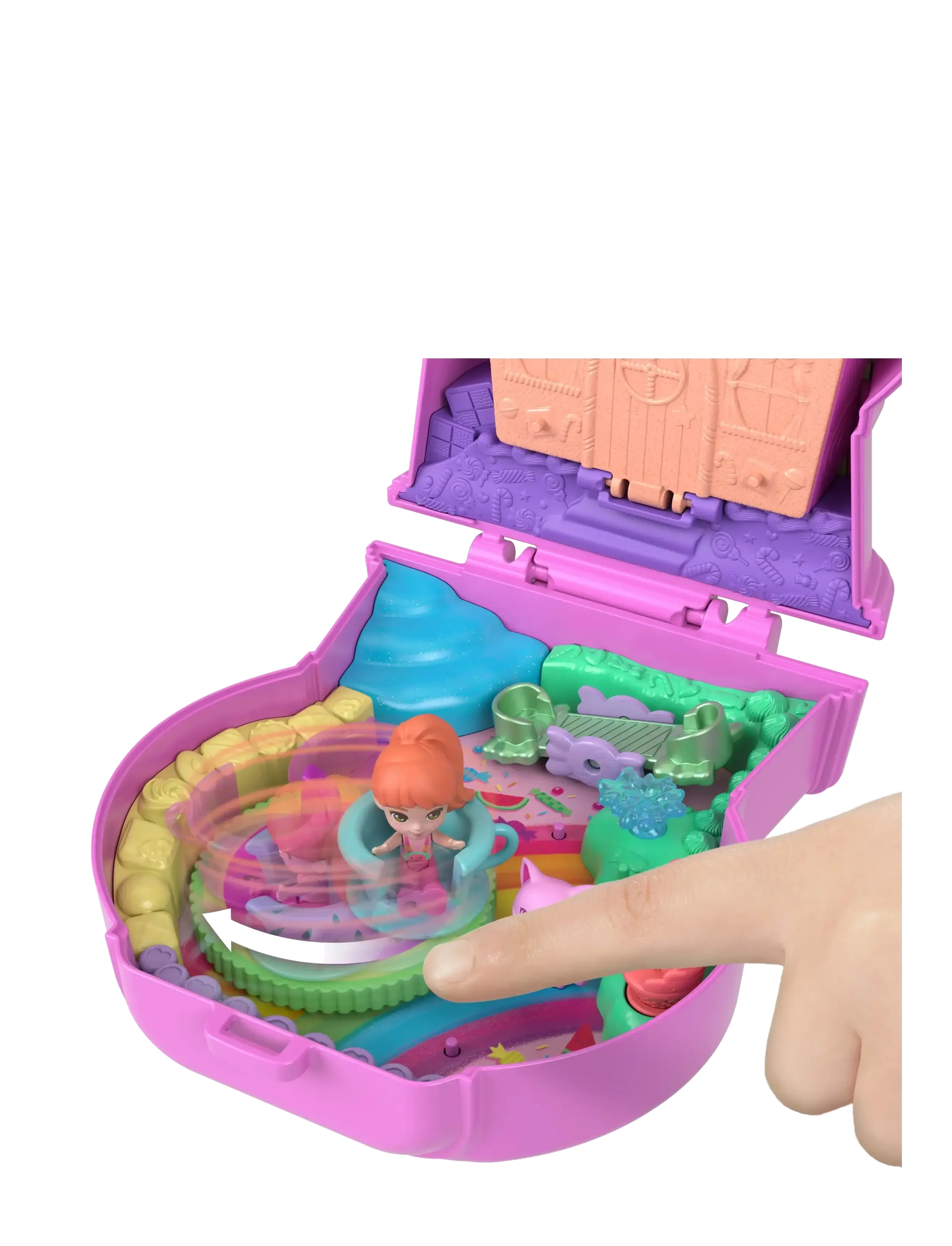 Polly Pocket - Polly Pocket   Watermelon Gumball Kitty Compact - ensembles de jeux - multicolor - 2