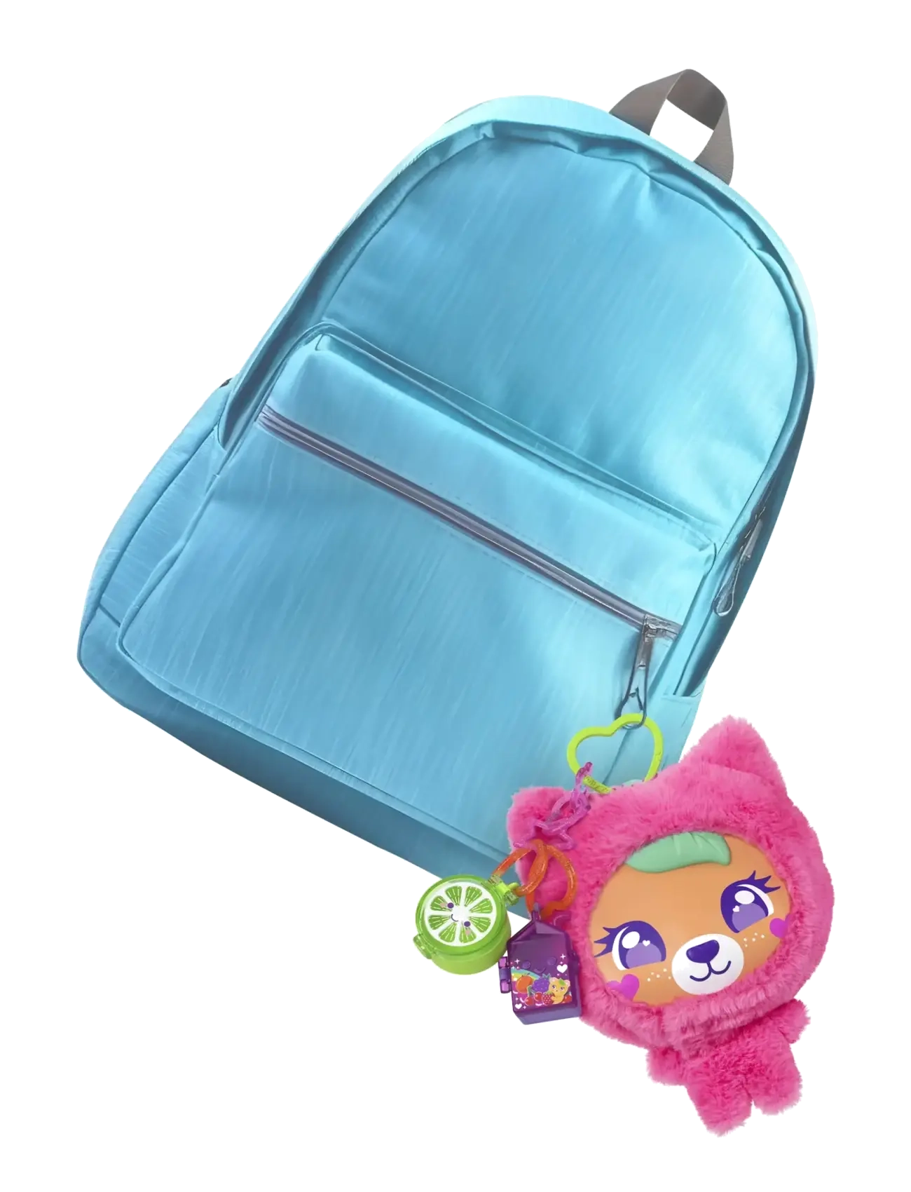 Polly Pocket - Plushie Bear Compact, Doll & Keychain Playset with Pets, Fruit Themed Accessories - leksakssets & figurer - multicolor - 2
