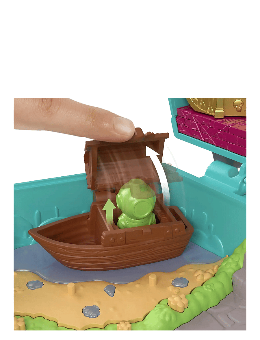 Polly Pocket - Micro Dolls and Playset, Scooby Doo Partnership Compact with Scooby and Velma, Toy Car - film- & märchenfiguren - multicolor - 2