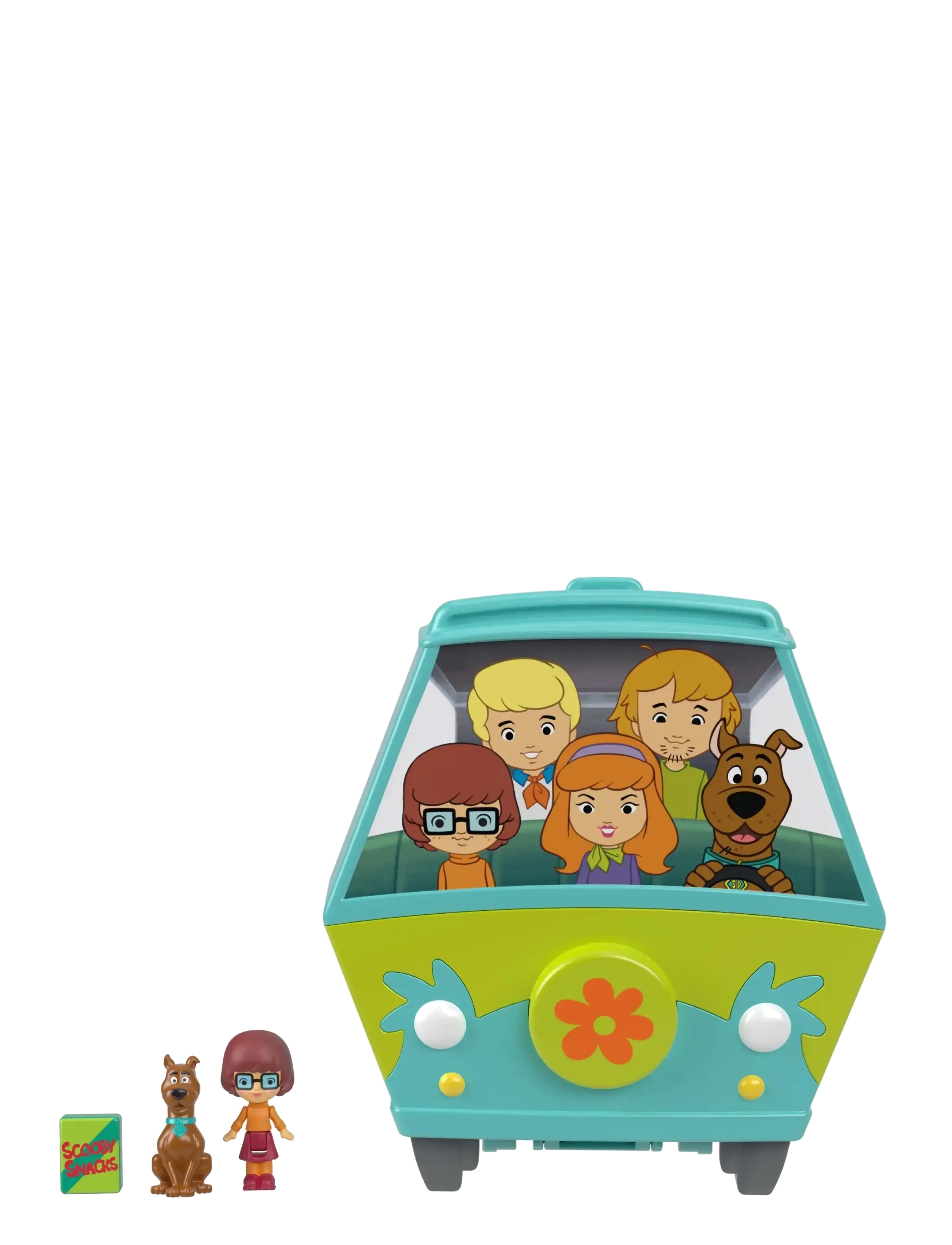 Polly Pocket - Micro Dolls and Playset, Scooby Doo Partnership Compact with Scooby and Velma, Toy Car - film- & märchenfiguren - multicolor - 5