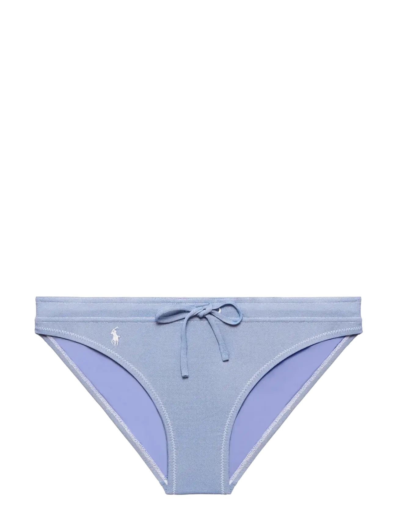 Polo By Ralph Lauren Swimwear PRL Oxford Tie front retro hipster - Polo Ralph Lauren - CAROLINA BLUE / blue