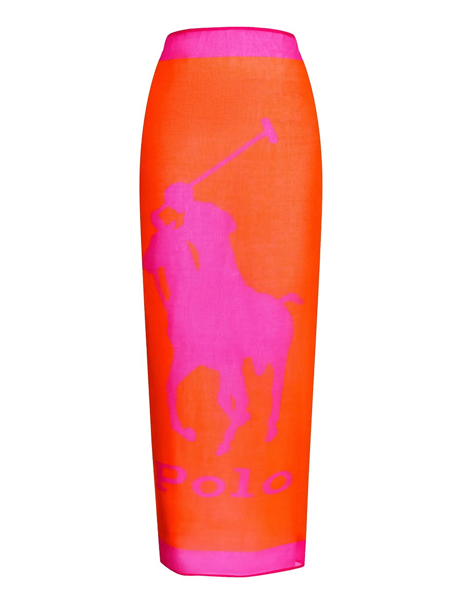Polo By Ralph Lauren Swimwear - PRL Logo Icons Pony pareo - strandtøj - sailing orange/desert pink - 2