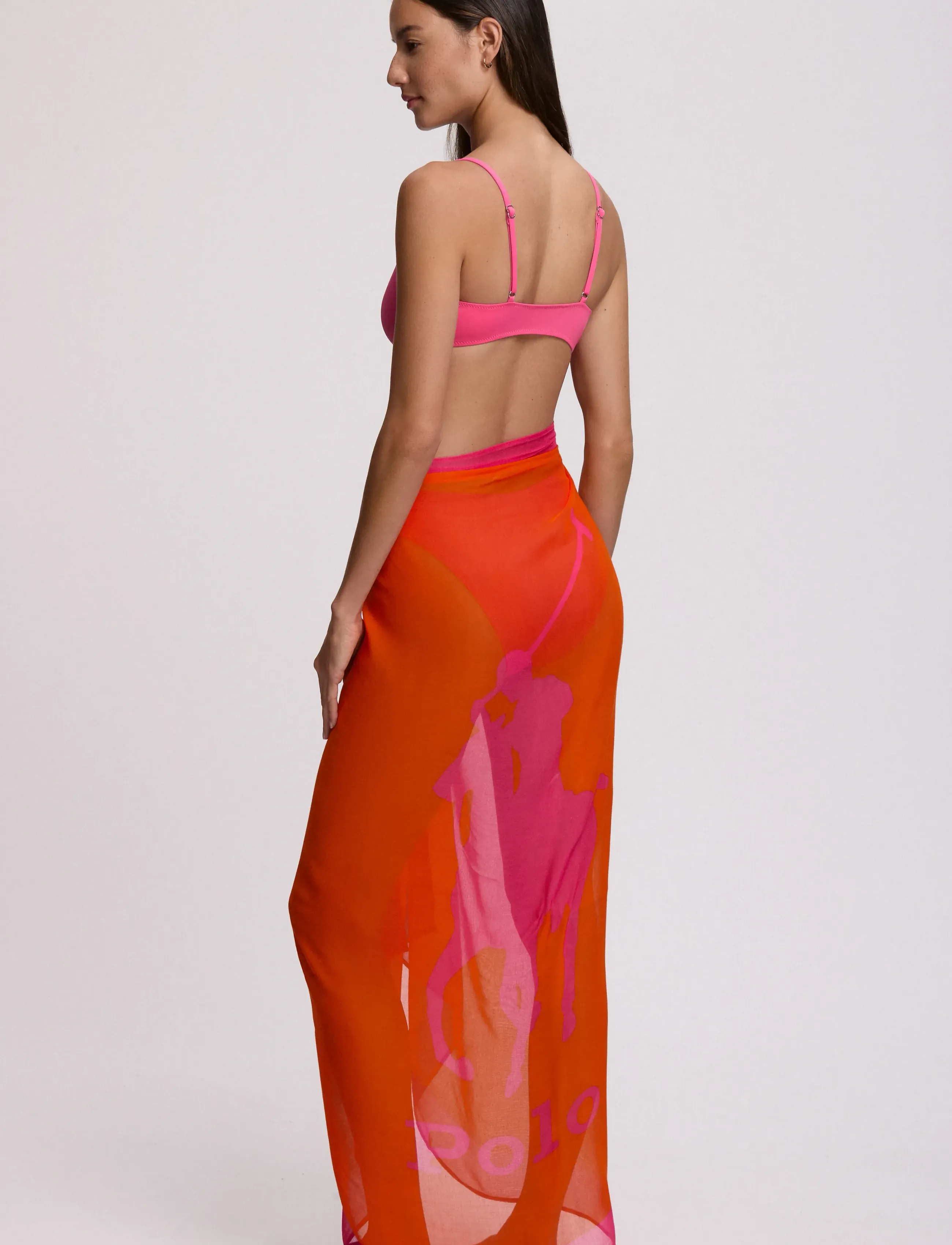 Polo By Ralph Lauren Swimwear - PRL Logo Icons Pony pareo - strandtøj - sailing orange/desert pink - 3