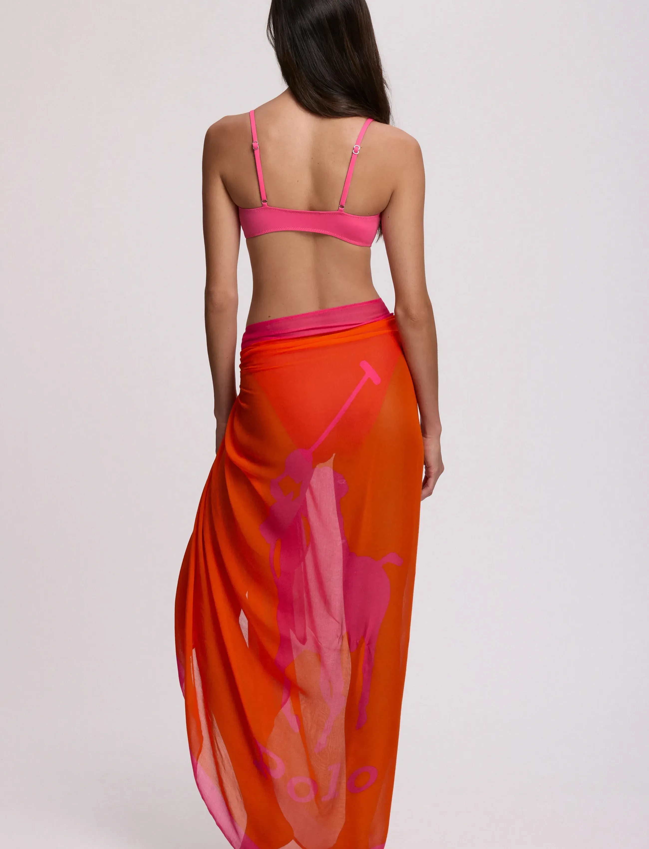 Polo By Ralph Lauren Swimwear - PRL Logo Icons Pony pareo - strandtøj - sailing orange/desert pink - 4