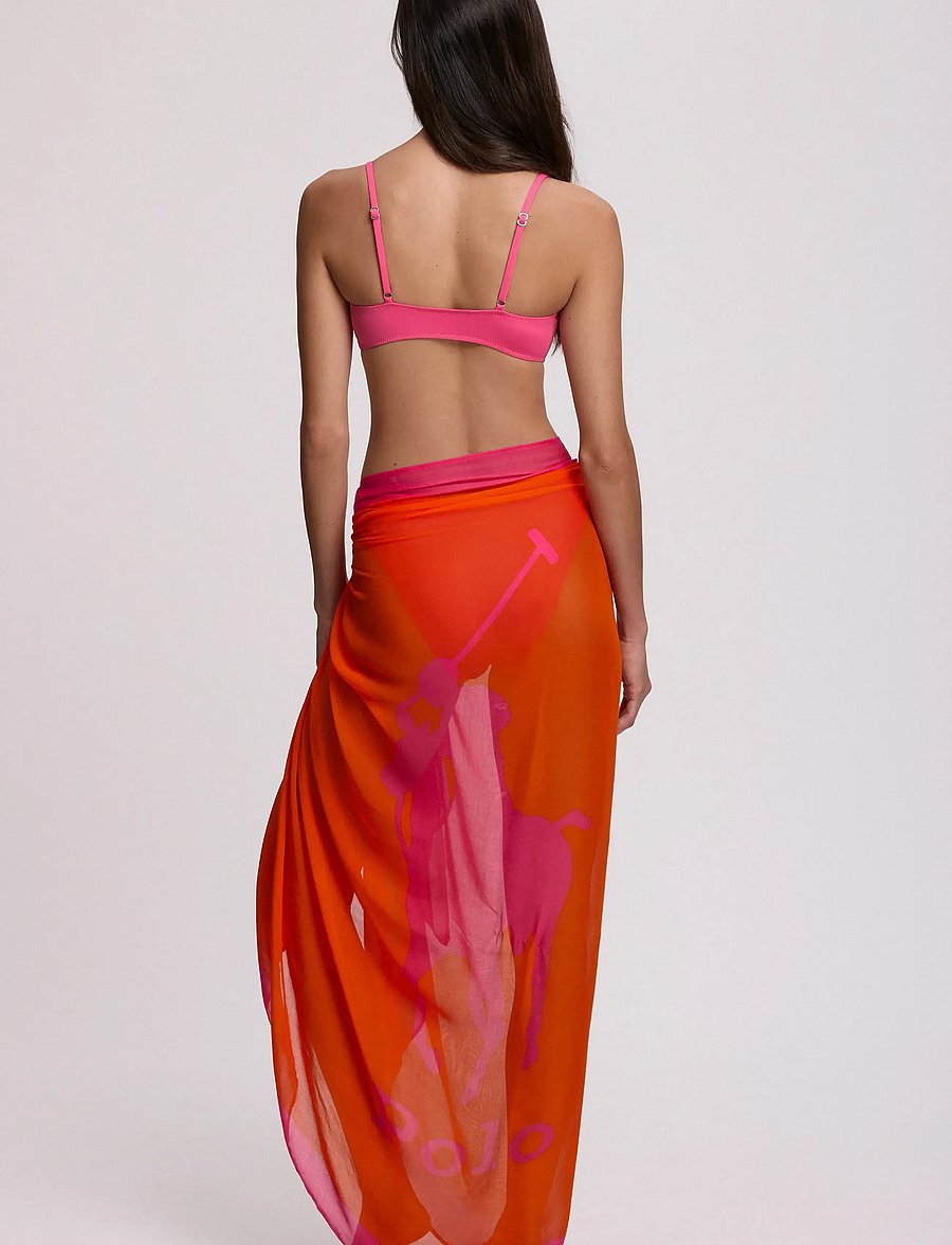 Polo By Ralph Lauren Swimwear - PRL Logo Icons Pony pareo - strandtøj - sailing orange/desert pink - 4