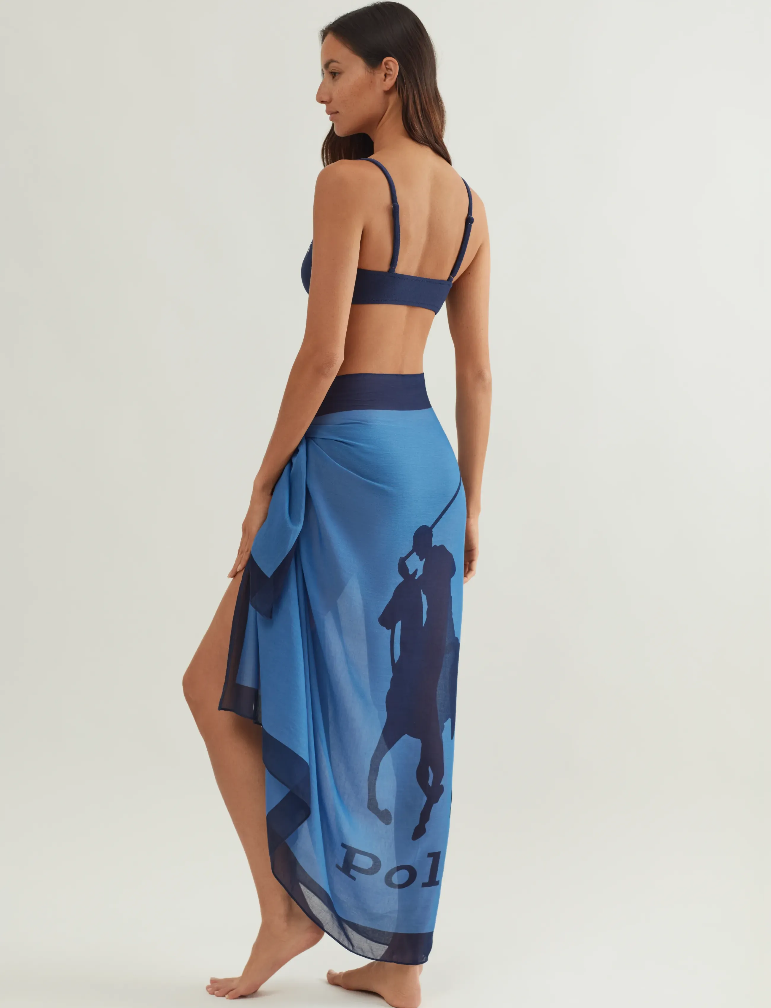 Polo By Ralph Lauren Swimwear - PRL Logo Icons Pony pareo - strandtøj - periwinkle/navy blue - 3