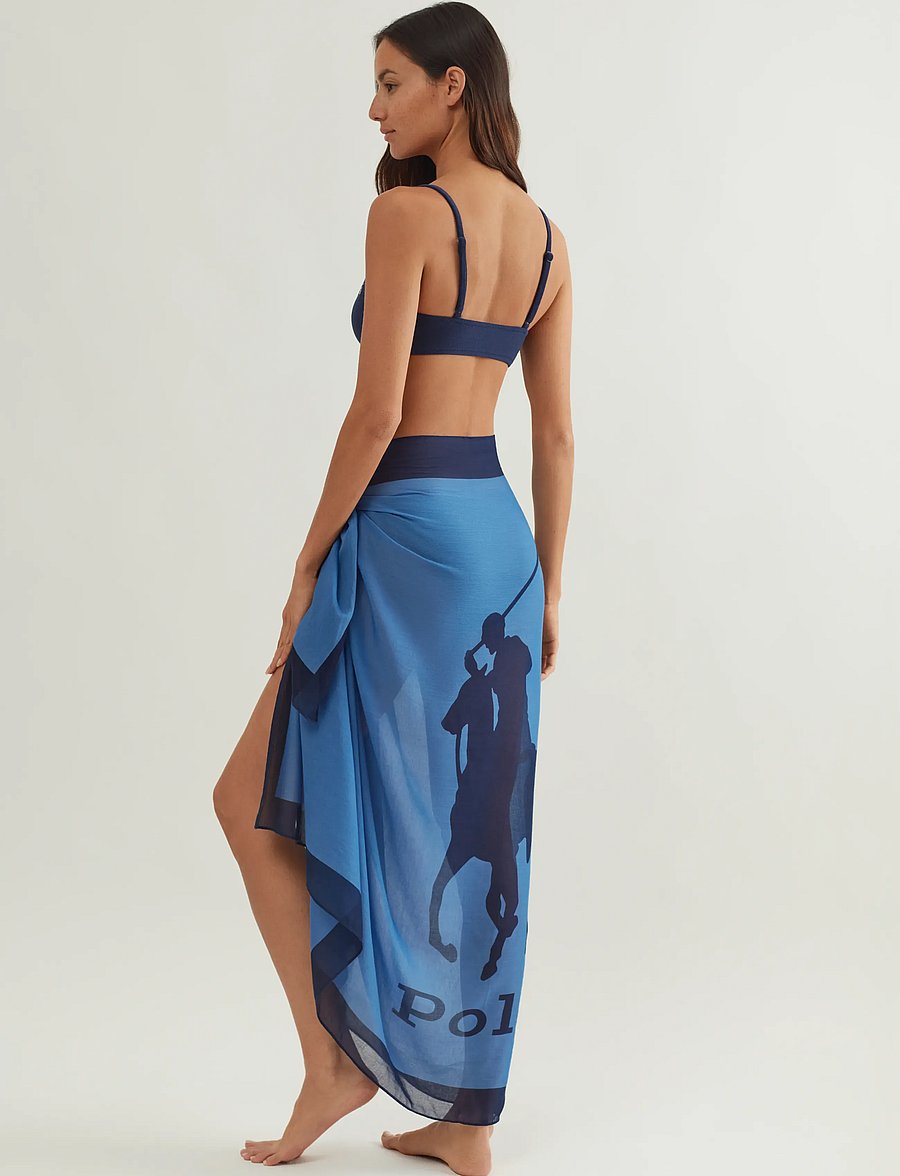Polo By Ralph Lauren Swimwear - PRL Logo Icons Pony pareo - strandtøj - periwinkle/navy blue - 3
