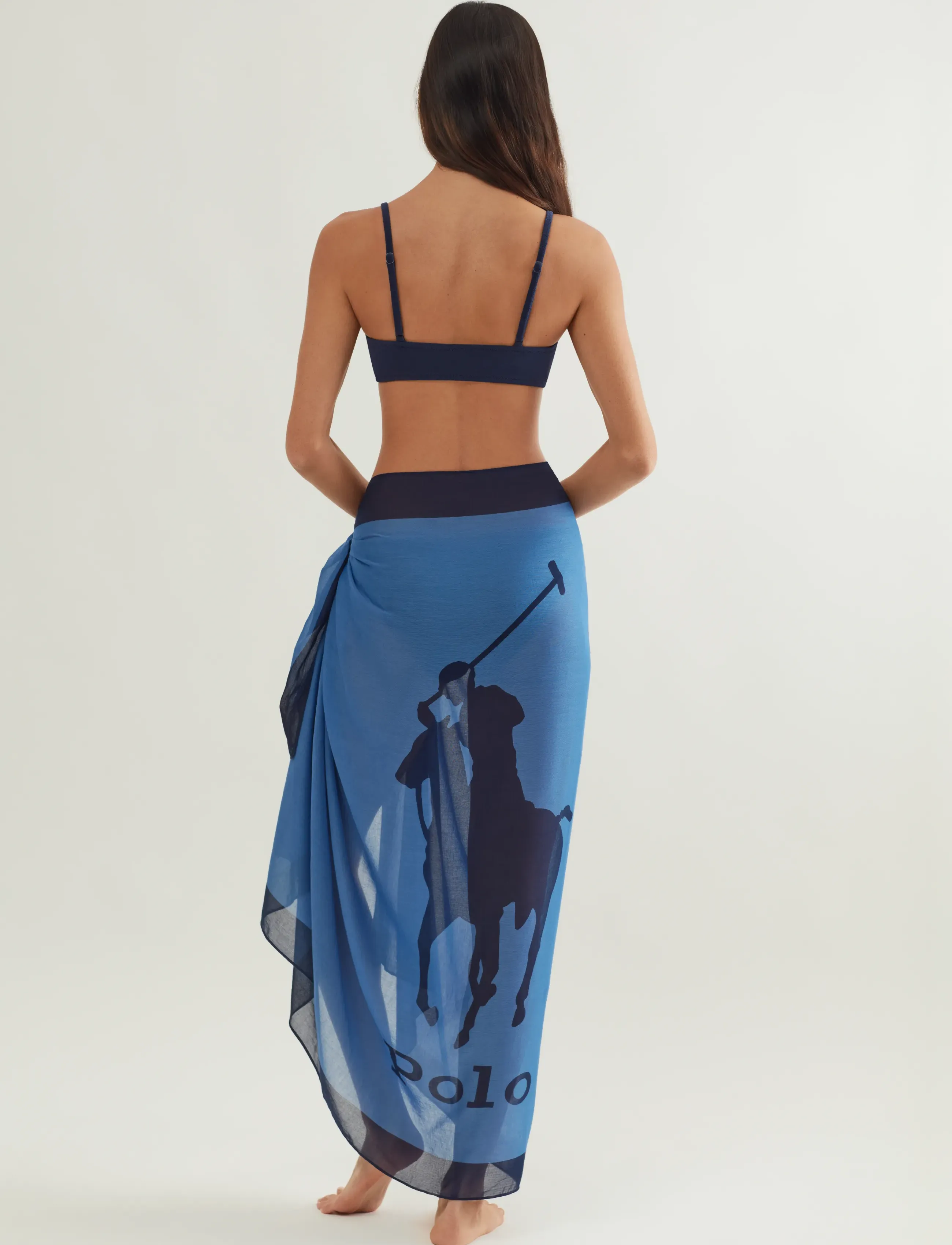 Polo By Ralph Lauren Swimwear - PRL Logo Icons Pony pareo - strandtøj - periwinkle/navy blue - 4