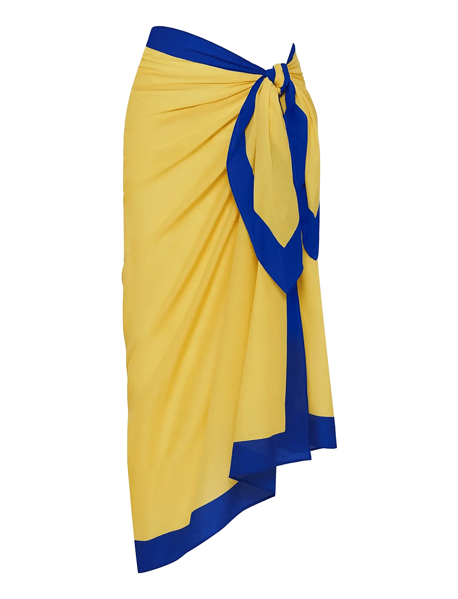 Polo By Ralph Lauren Swimwear - PRL Logo Icons Pony pareo - tenue de plage - yellow/ultramarine - 1