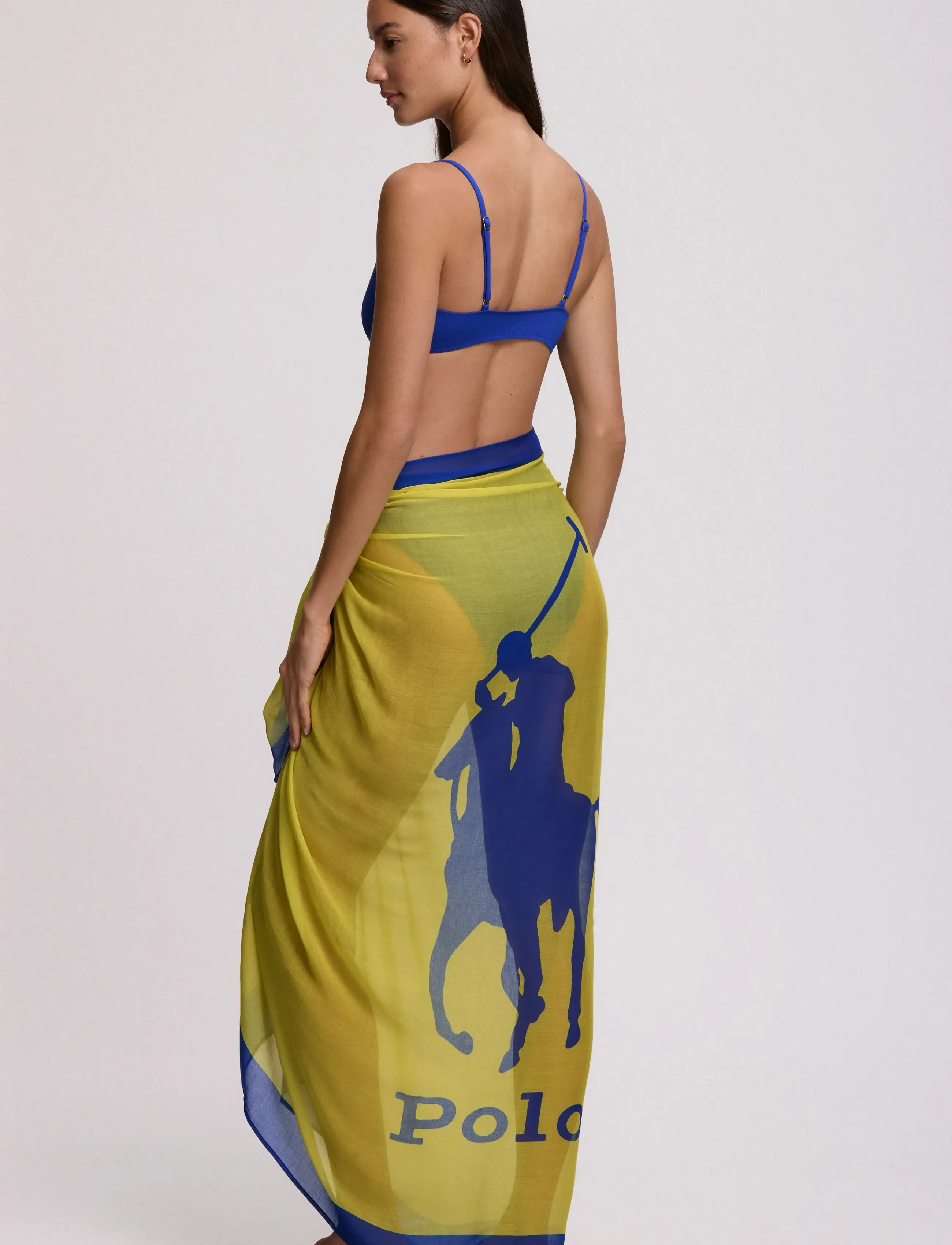 Polo By Ralph Lauren Swimwear - PRL Logo Icons Pony pareo - tenue de plage - yellow/ultramarine - 3
