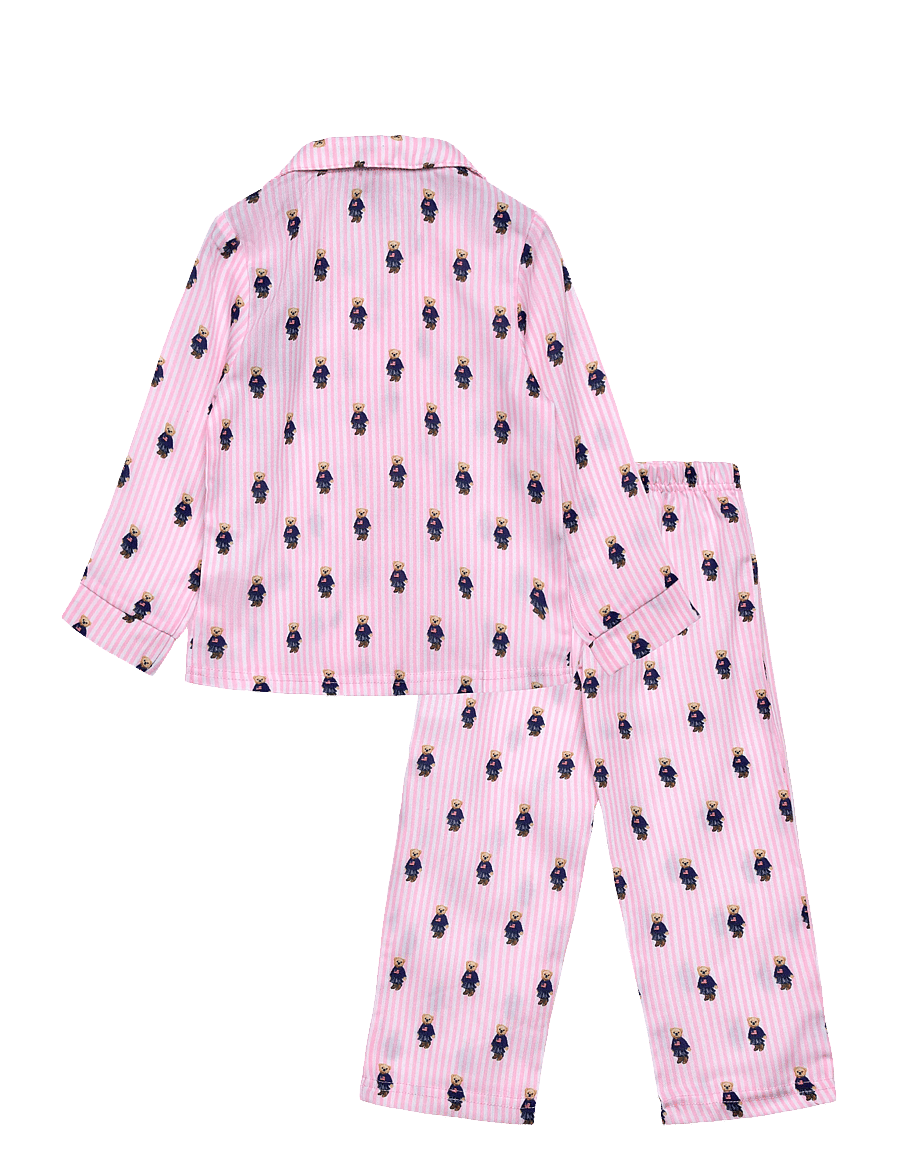 Ralph Lauren Kids - SL-SLEEPWEAR - komplektid - white / carmel pink - 1