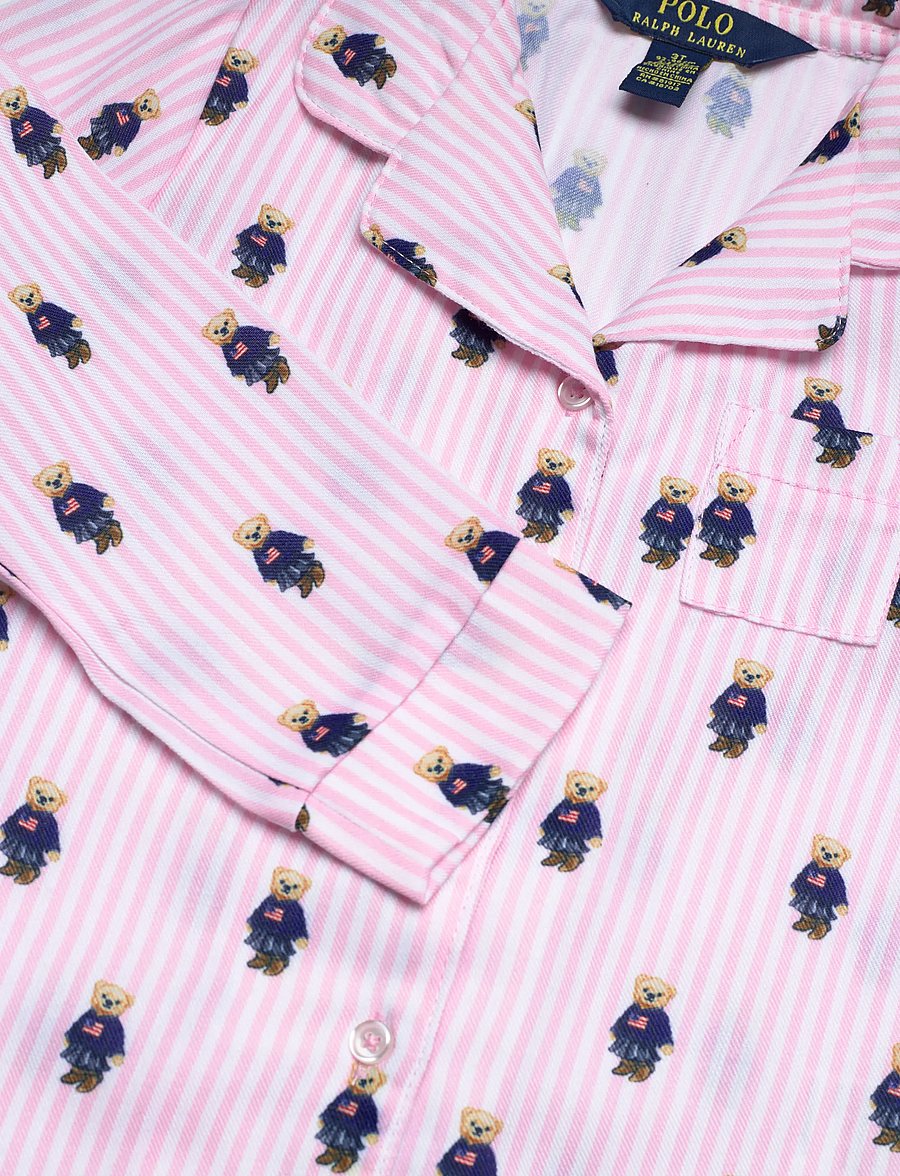 Ralph Lauren Kids - SL-SLEEPWEAR - komplektid - white / carmel pink - 2