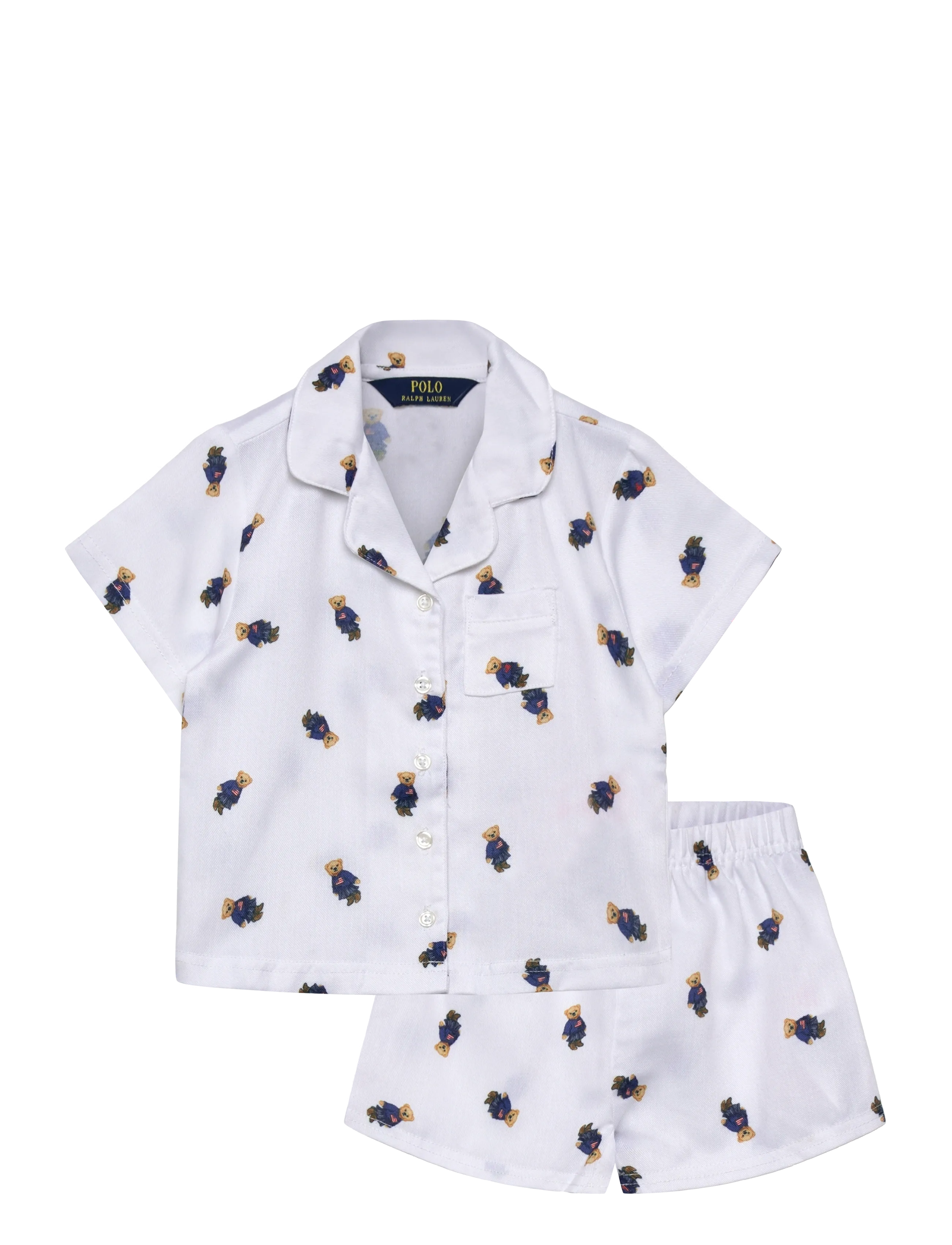 Ralph Lauren Kids SL-SLEEPWEAR - 4 for 3 - WHITE/NEWPORT NAVY / white