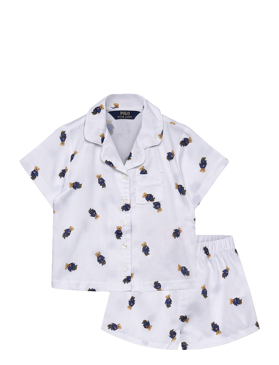 Ralph Lauren Kids - SL-SLEEPWEAR - pyjama-sets - white/newport navy - 0