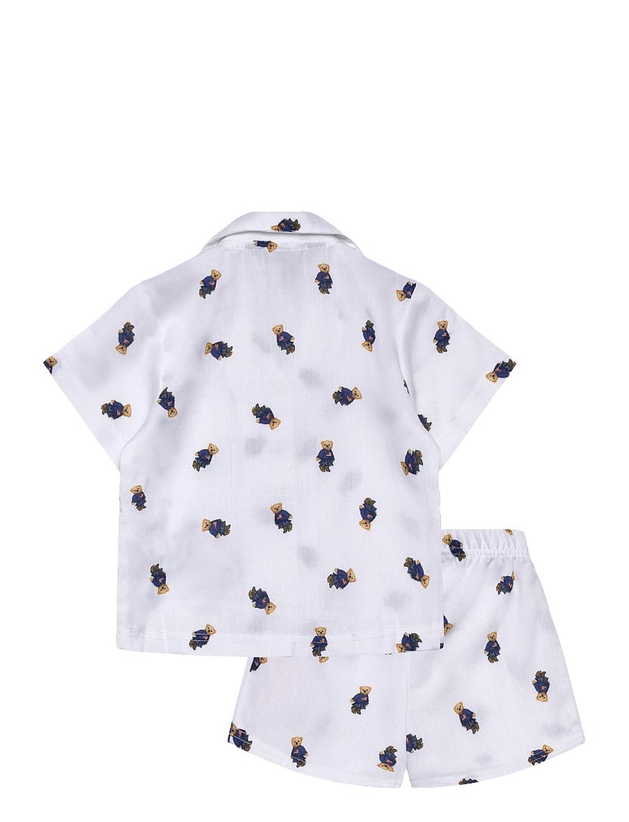 Ralph Lauren Kids - SL-SLEEPWEAR - pyjama-sets - white/newport navy - 1