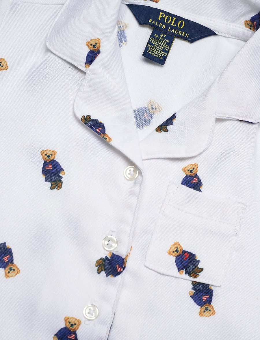 Ralph Lauren Kids - SL-SLEEPWEAR - pyjama-sets - white/newport navy - 2