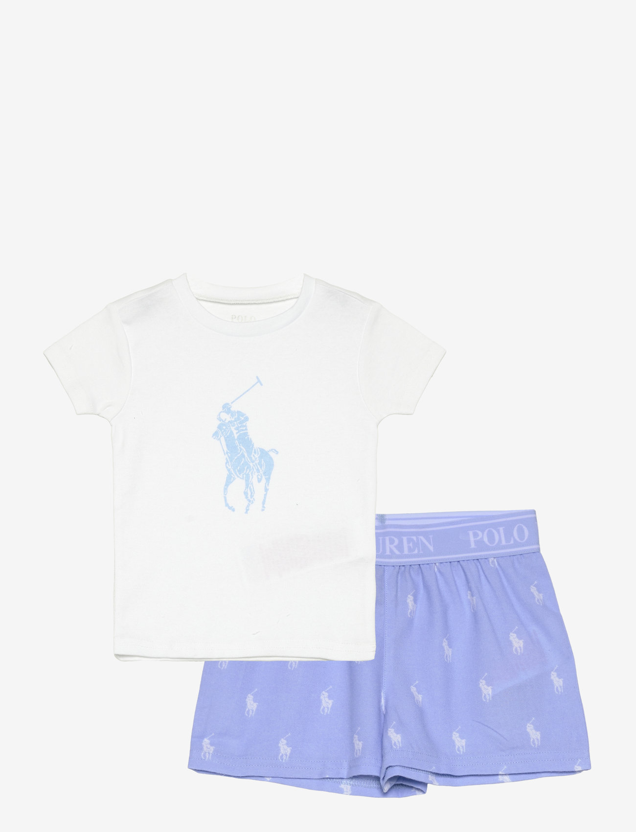 Ralph Lauren Kids - S5-SLEEPWEAR SHORT SET - pyjama-sets - elite blue - 0