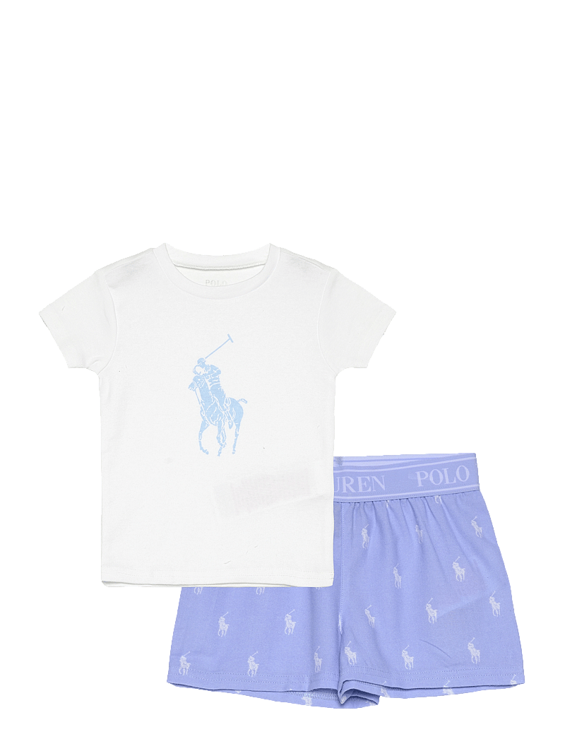 Ralph Lauren Kids - S5-SLEEPWEAR SHORT SET - pyjama-sets - elite blue - 0