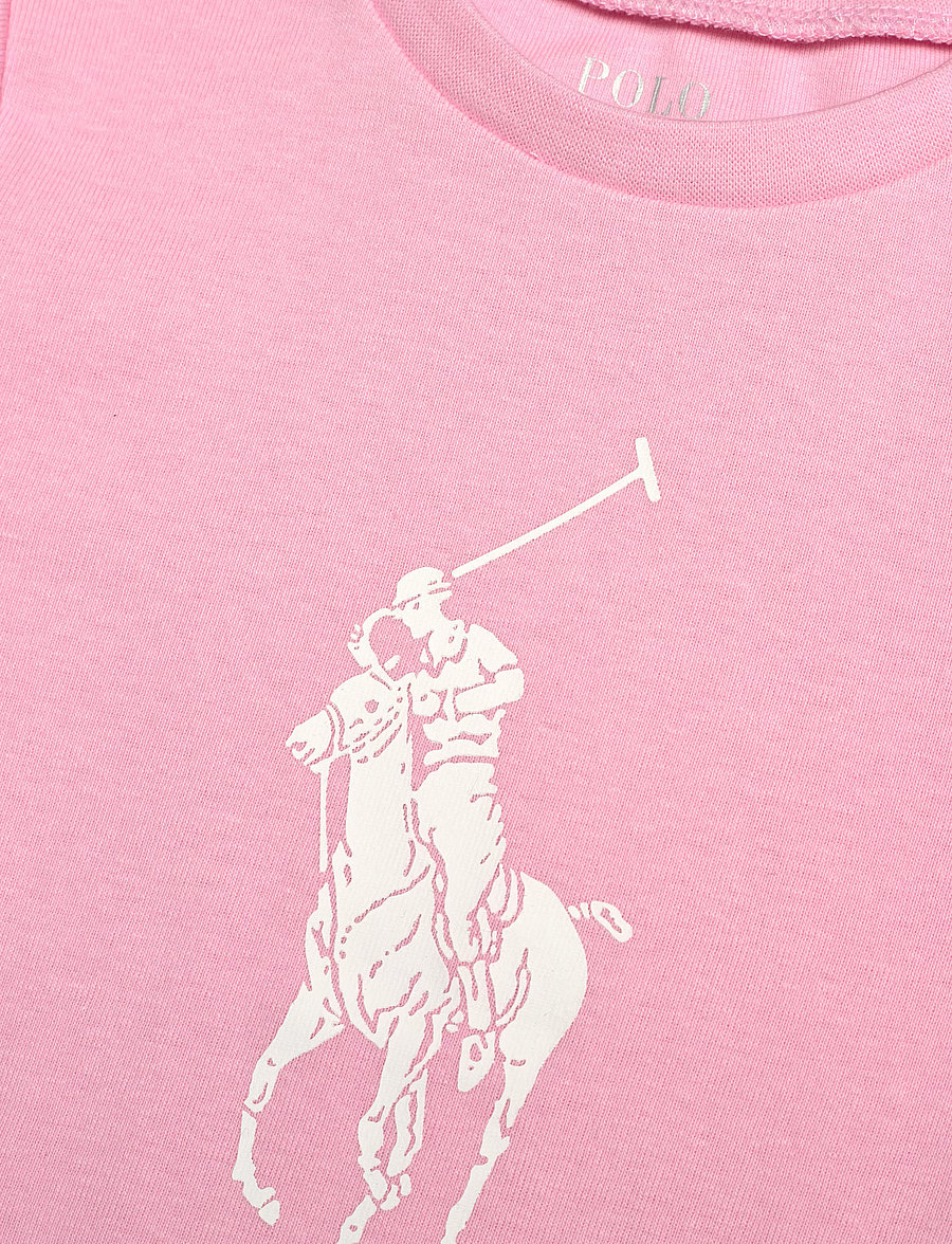 Ralph Lauren Kids - S5-SLEEPWEAR SHORT SET - komplektid - white / carmel pink - 2
