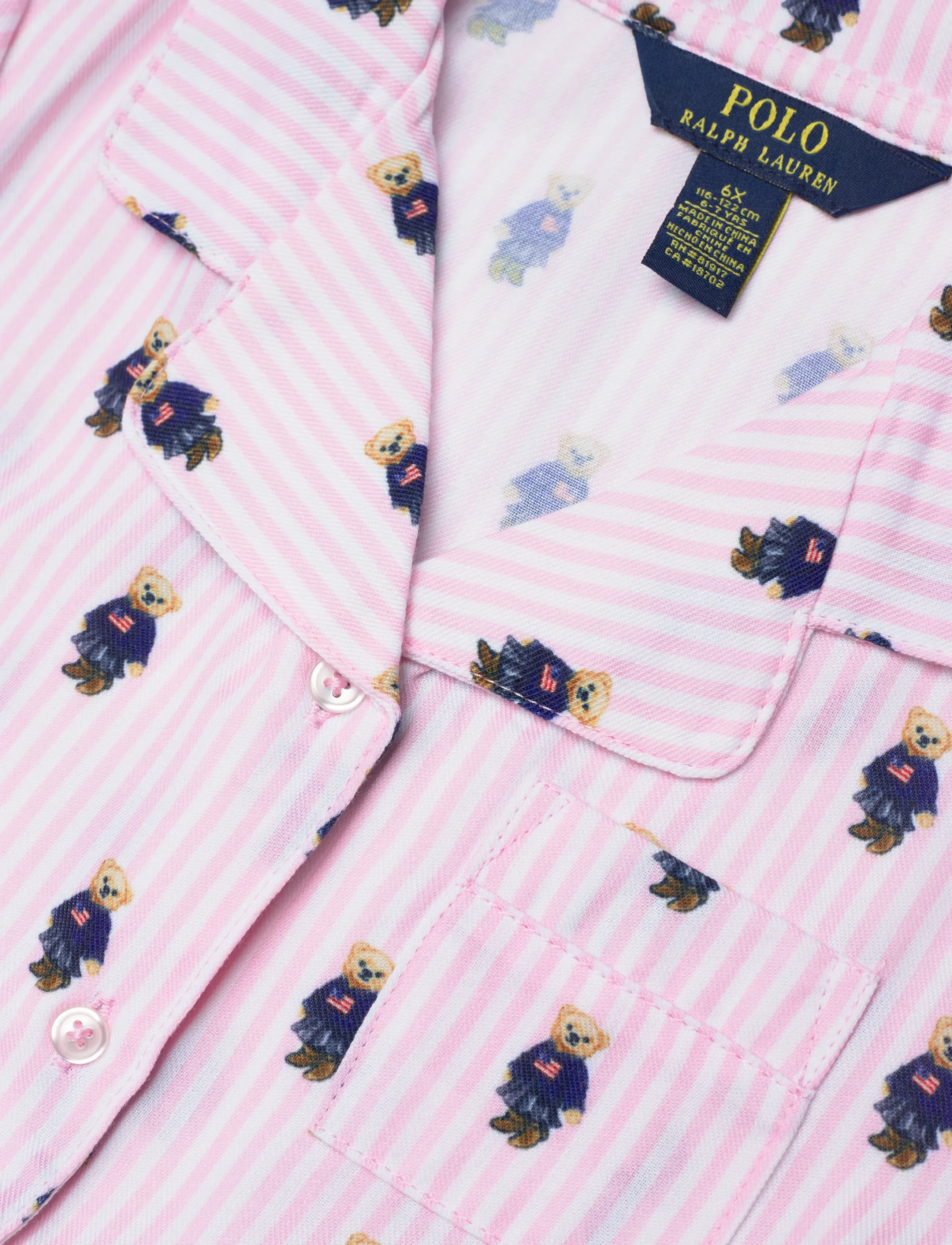 Ralph Lauren Kids - SL-SLEEPWEAR - pyjama-sets - white / carmel pink - 4