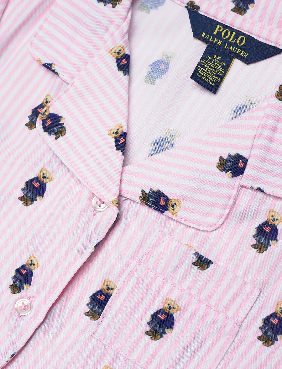 Ralph Lauren Kids - SL-SLEEPWEAR - pyjama-sets - white / carmel pink - 4