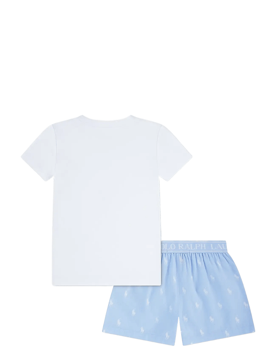 Ralph Lauren Kids - S5-SLEEPWEAR SHORT SET - pyjamassæt - elite blue - 1