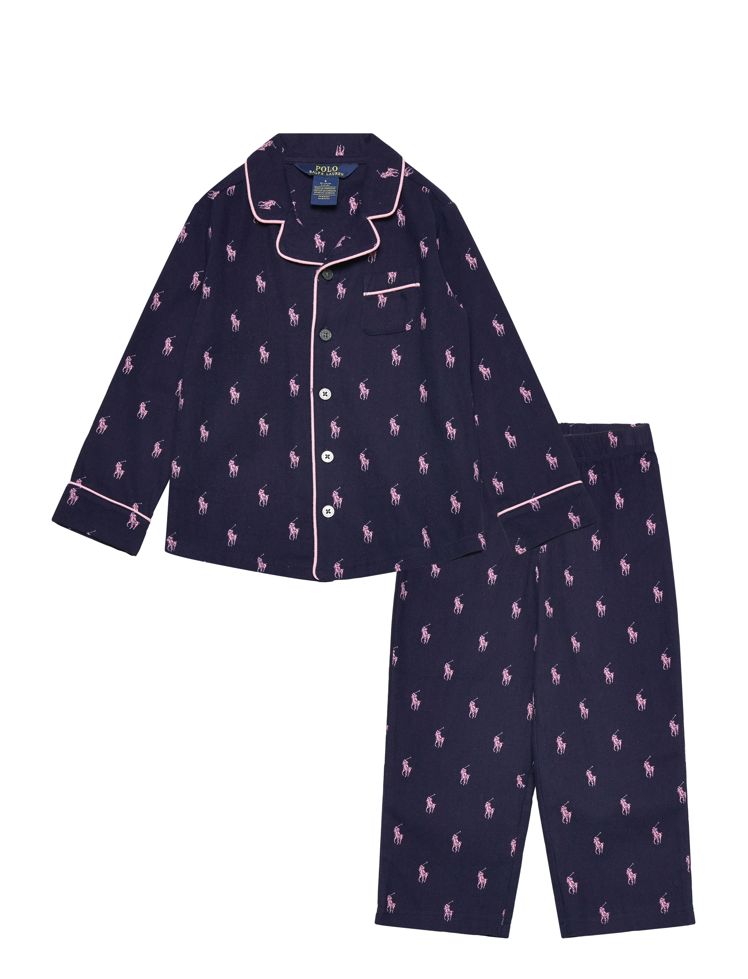 Ralph Lauren Kids Sl-Sleepwear, 104/110, Pyjamas, Marineblau - Pyjama Sets, Kinder