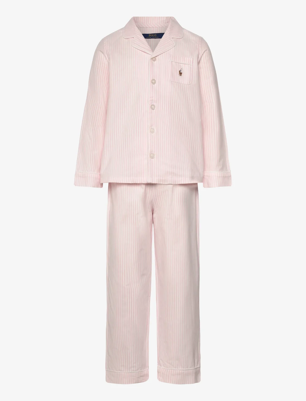 Ralph Lauren Kids - S6-SLEEPWEAR PANT SET - pyjama-sets - bath pink/white striped oxford - 0