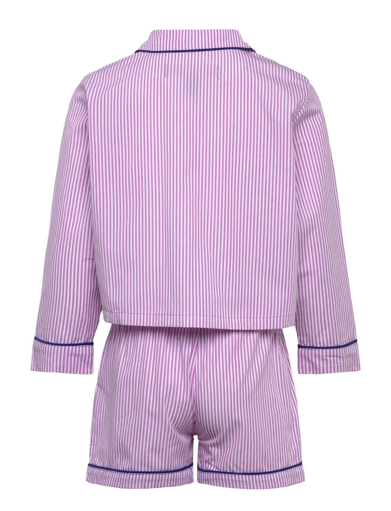 Ralph Lauren Kids - RLG WOVEN L/S & SHORT SET - pyjamasets - polo violet - 1