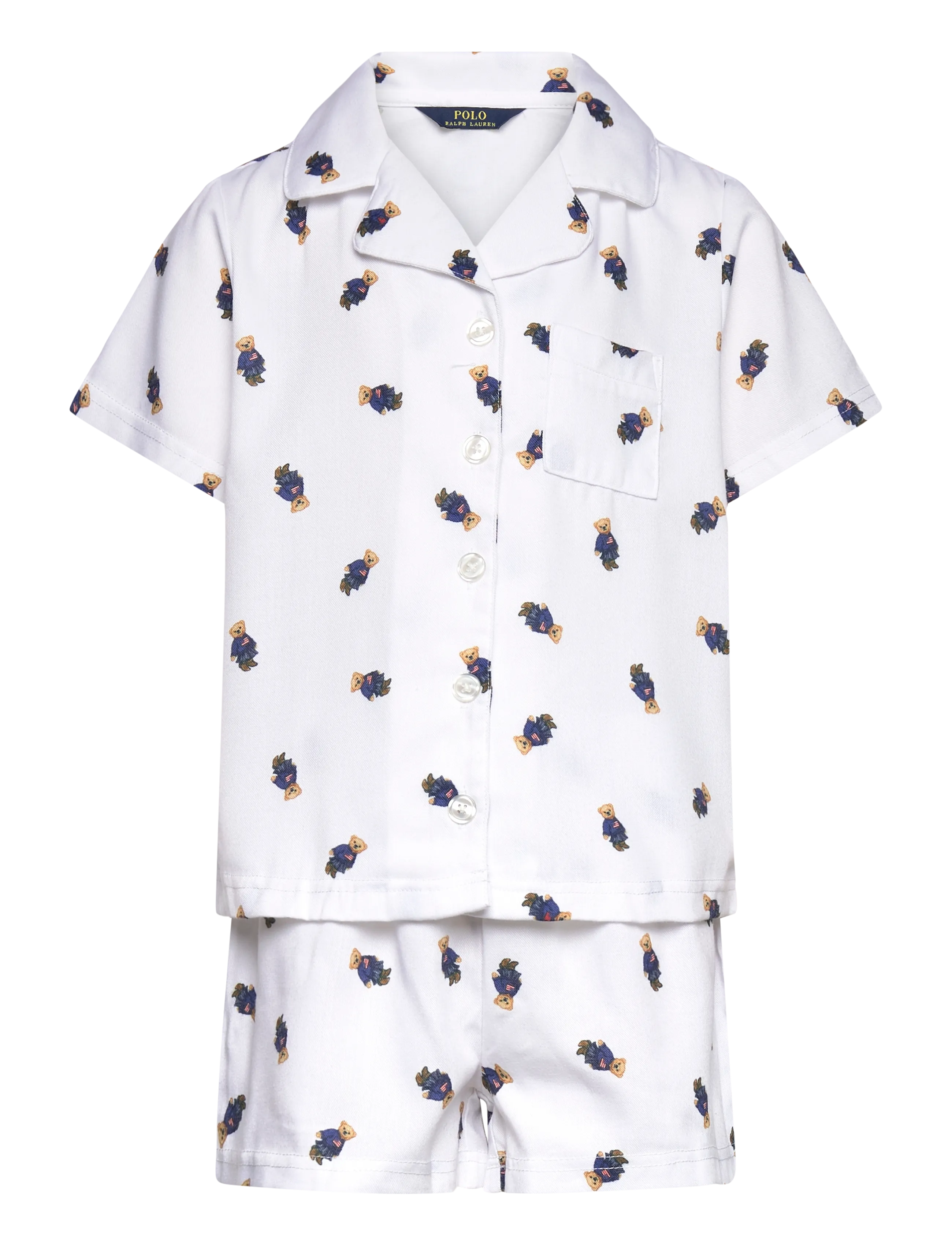 Ralph Lauren Kids Sl-Sleepwear, 132, Pyjamas, Weiß - Pyjama Sets, Kinder