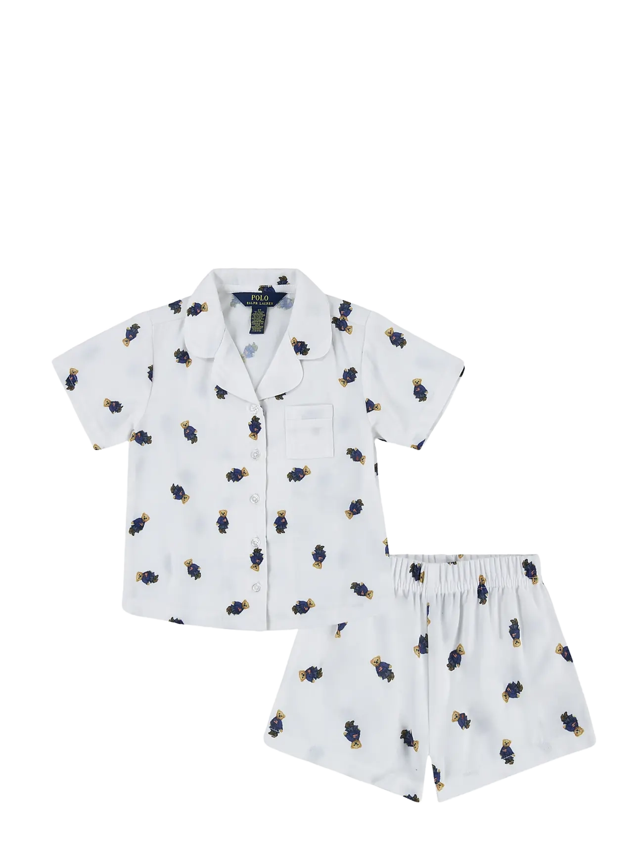 Ralph Lauren Kids SL-SLEEPWEAR - Enfants 98-134 - WHITE/NEWPORT NAVY / white