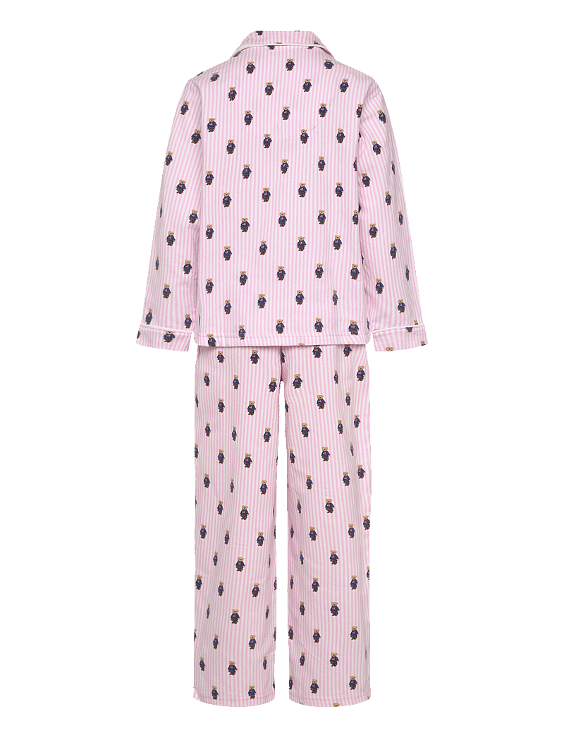 Ralph Lauren Kids - S6-SLEEPWEAR PANT SET - pyjamasset - white / carmel pink - 1