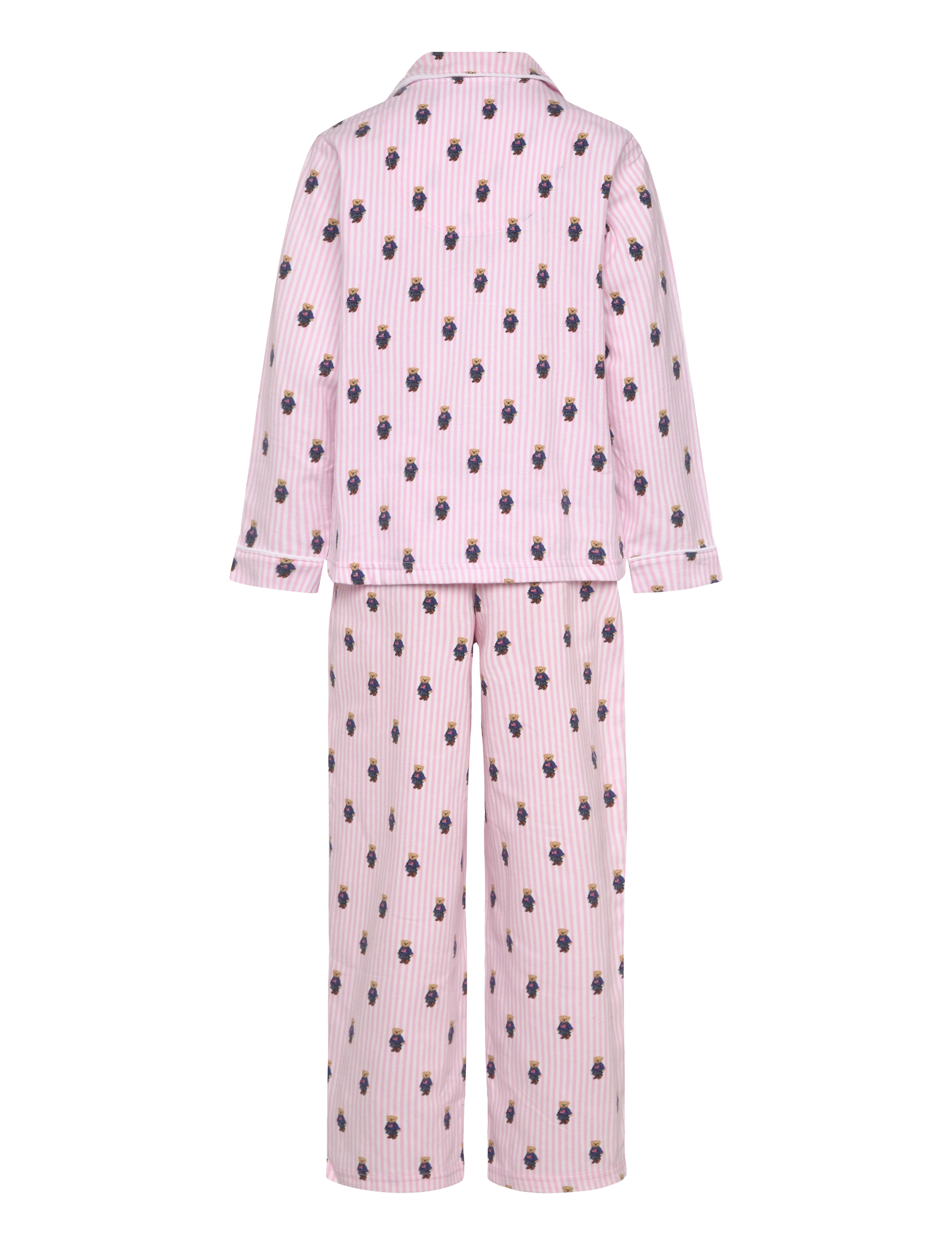 Ralph Lauren Kids - S6-SLEEPWEAR PANT SET - pyjamassæt - white / carmel pink - 1