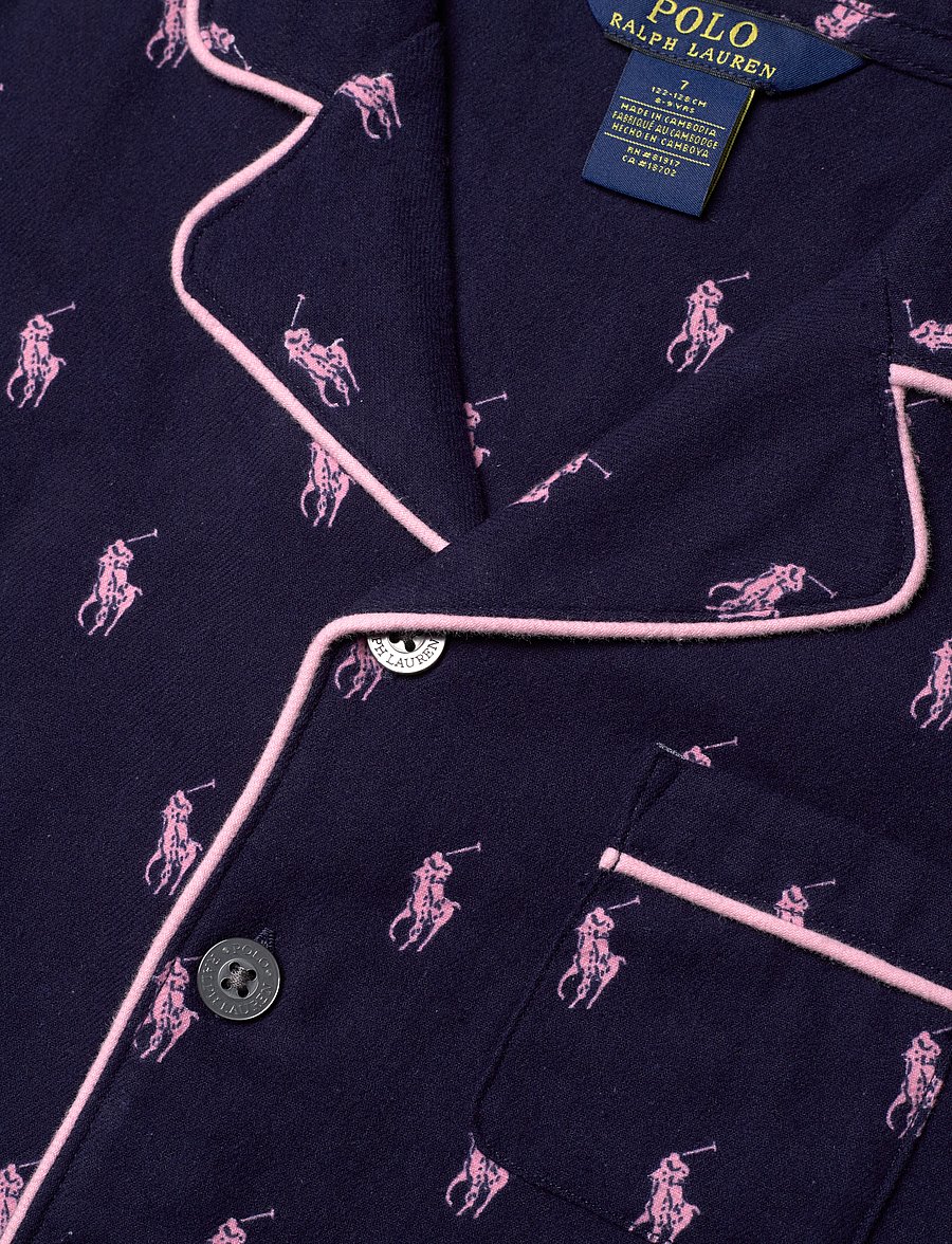 Ralph Lauren Kids - SL-SLEEPWEAR - pyjamassæt - newport navy - 4
