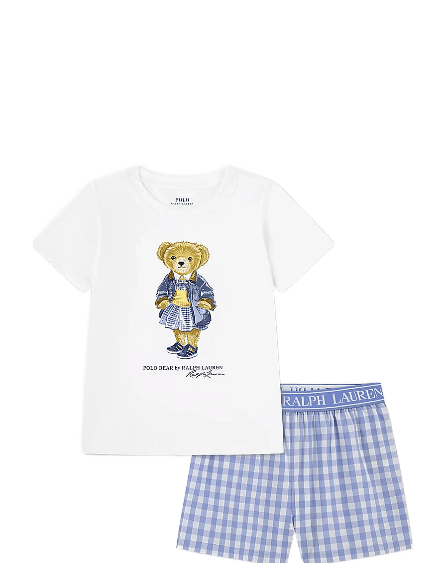 Ralph Lauren Kids - S5-SLEEPWEAR SHORT SET - harbor island blue - 0