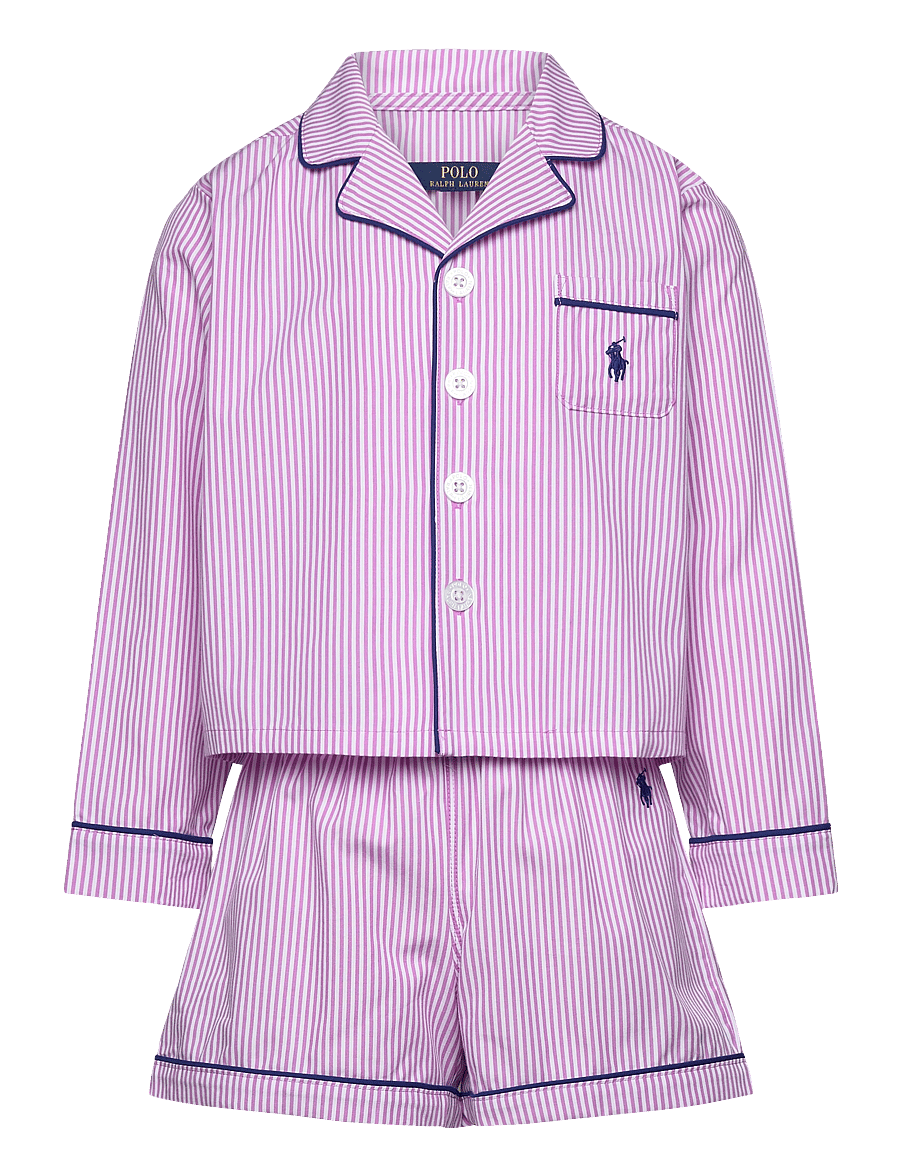 Ralph Lauren Kids - S5-SLEEPWEAR SHORT SET - pyjamassæt - polo violet - 0