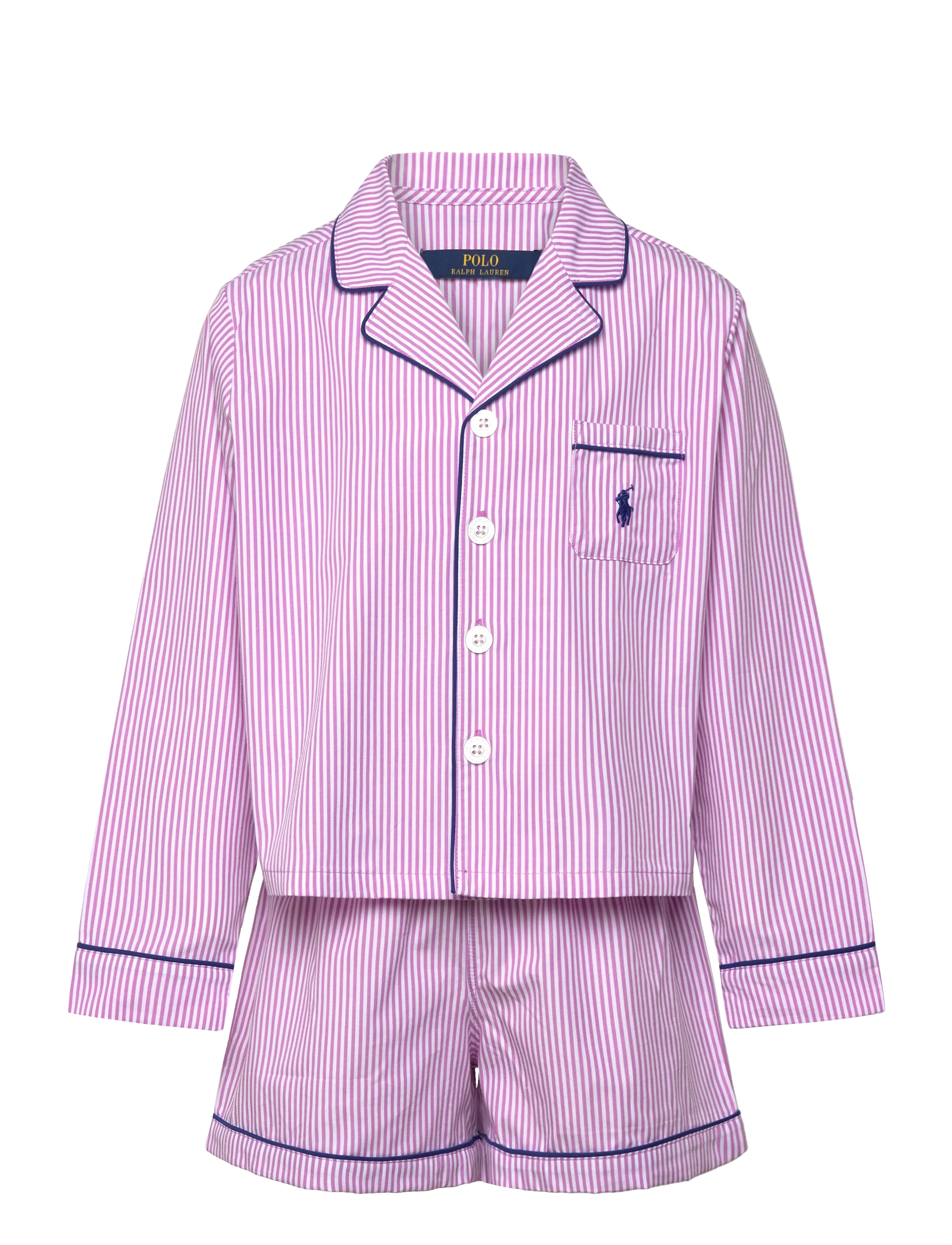 Ralph Lauren Kids S5-Sleepwear Short Set, 140/152, Pyjamas, Lila - Pyjama Sets, Kinder