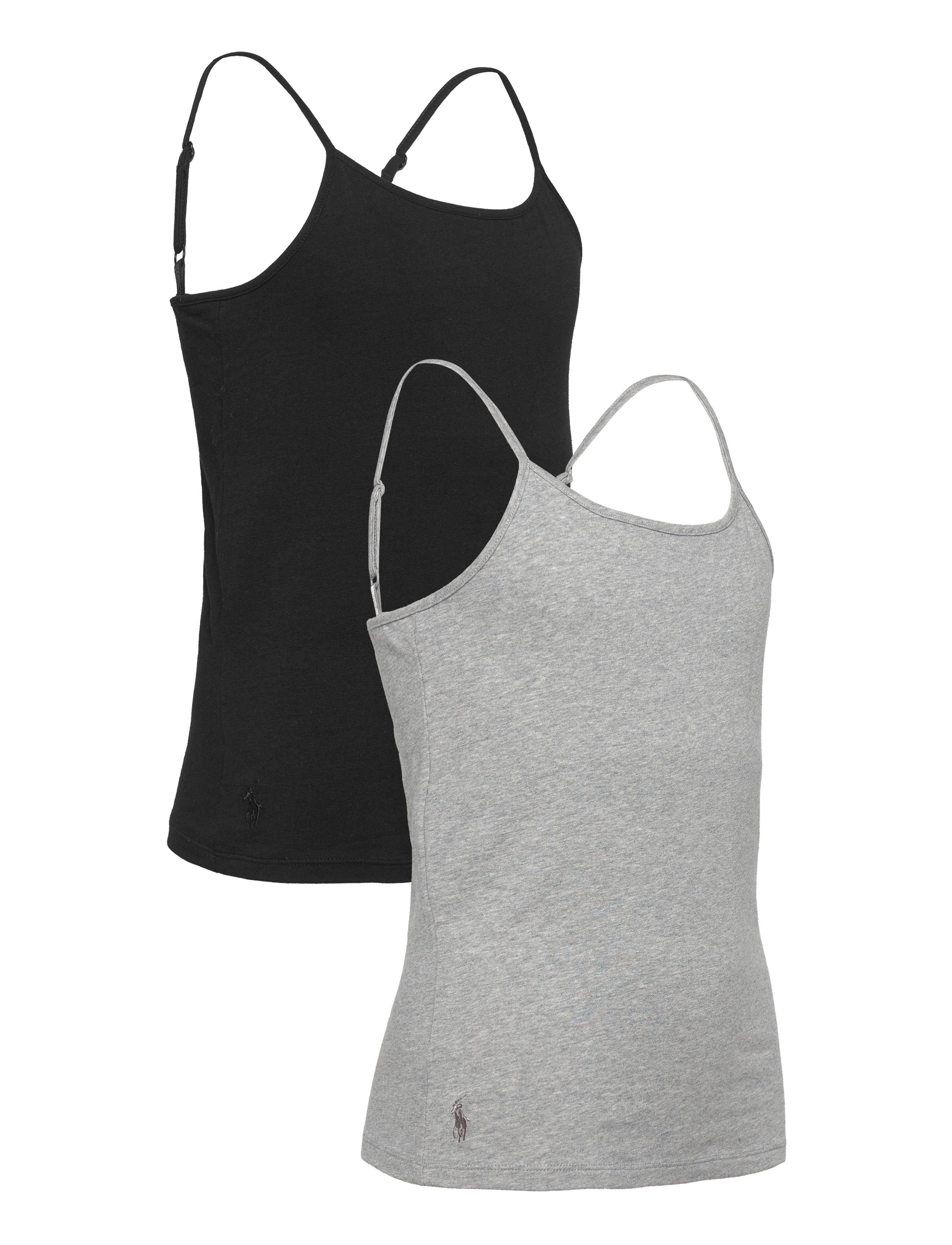 Ralph Lauren Kids - C3-CAMISOLE - topi bez piedurknēm - black/andover heather - 4