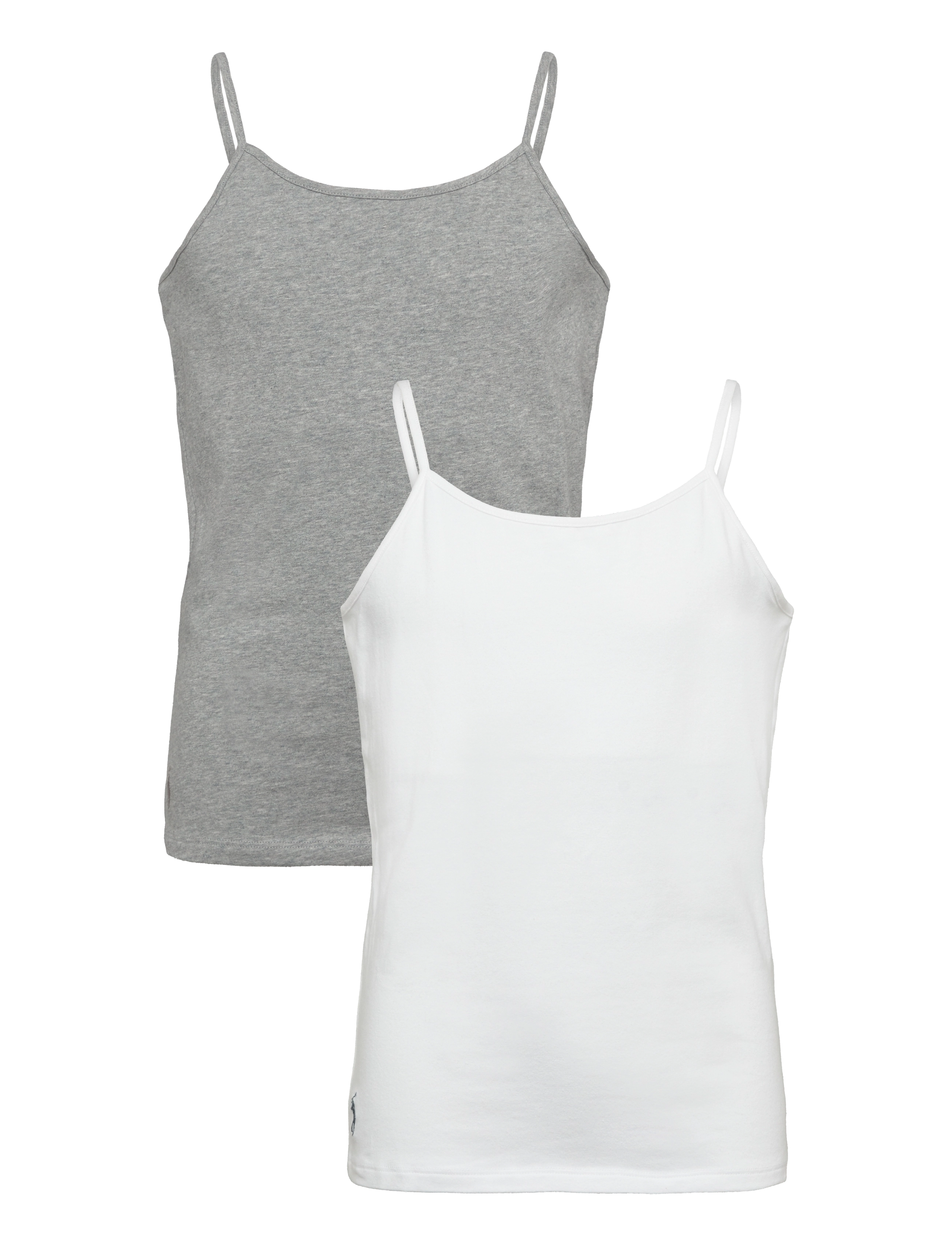 Ralph Lauren Kids C3-Camisole, 128/140, T-shirts, Grau - Sleeveless, Kinder