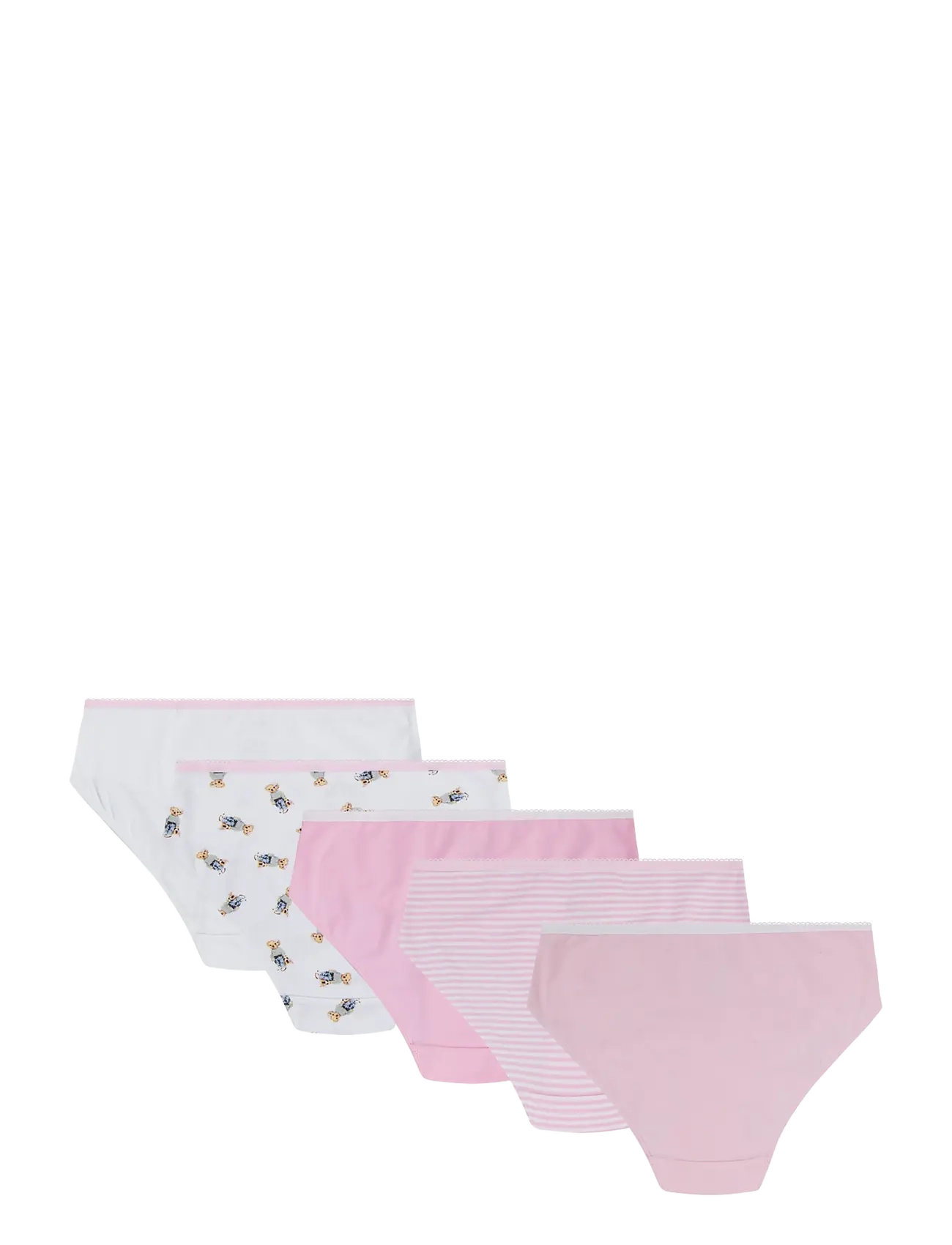 Ralph Lauren Kids - 5B-5PK BIKINIS - trosor - hint of pink - 1