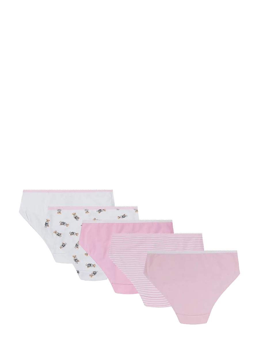 Ralph Lauren Kids - 5B-5PK BIKINIS - trosor - hint of pink - 1