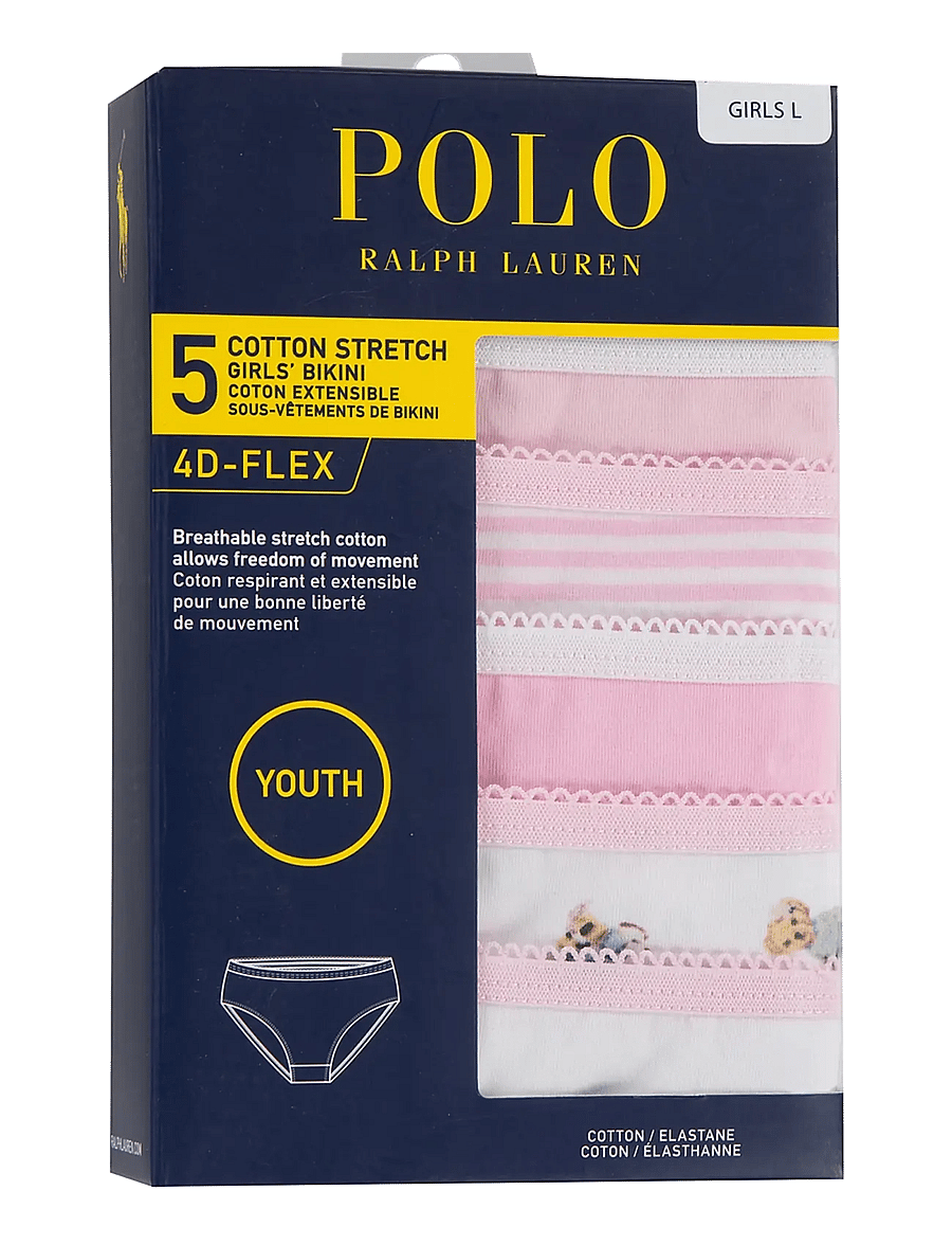 Ralph Lauren Kids - 5B-5PK BIKINIS - trosor - hint of pink - 2