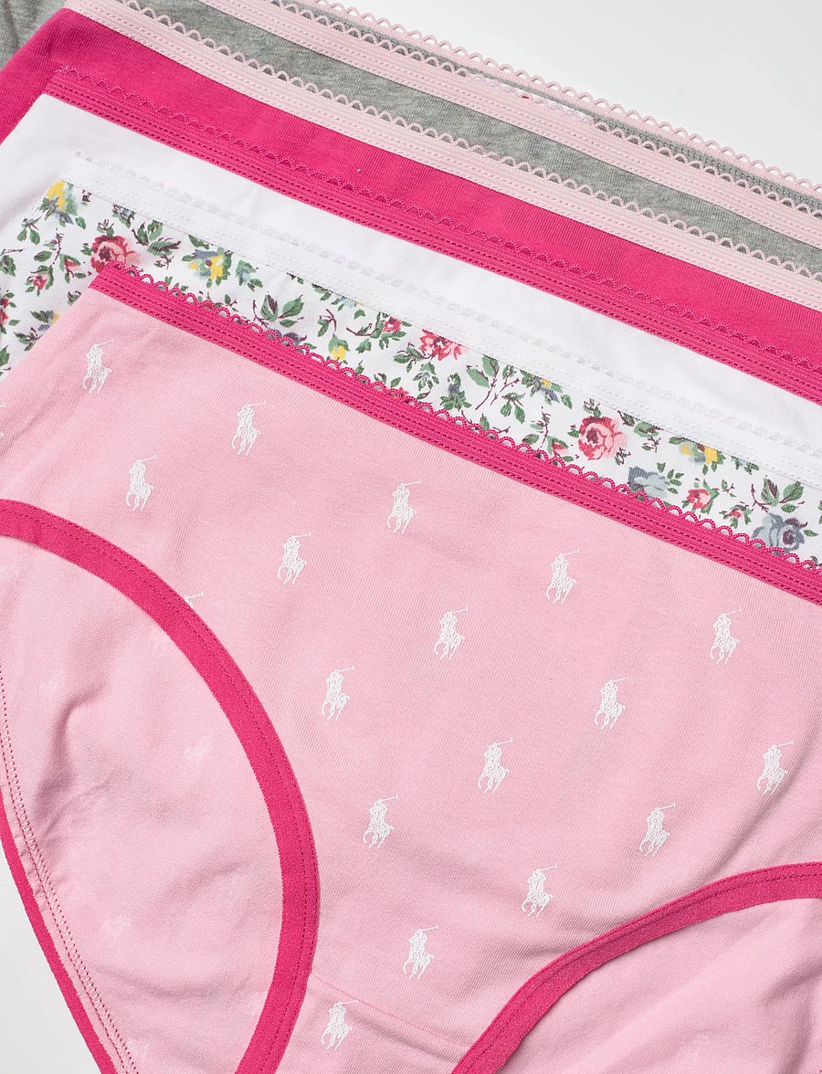 Ralph Lauren Kids - 5B-5PK BIKINIS - trusser - hot pink - 2