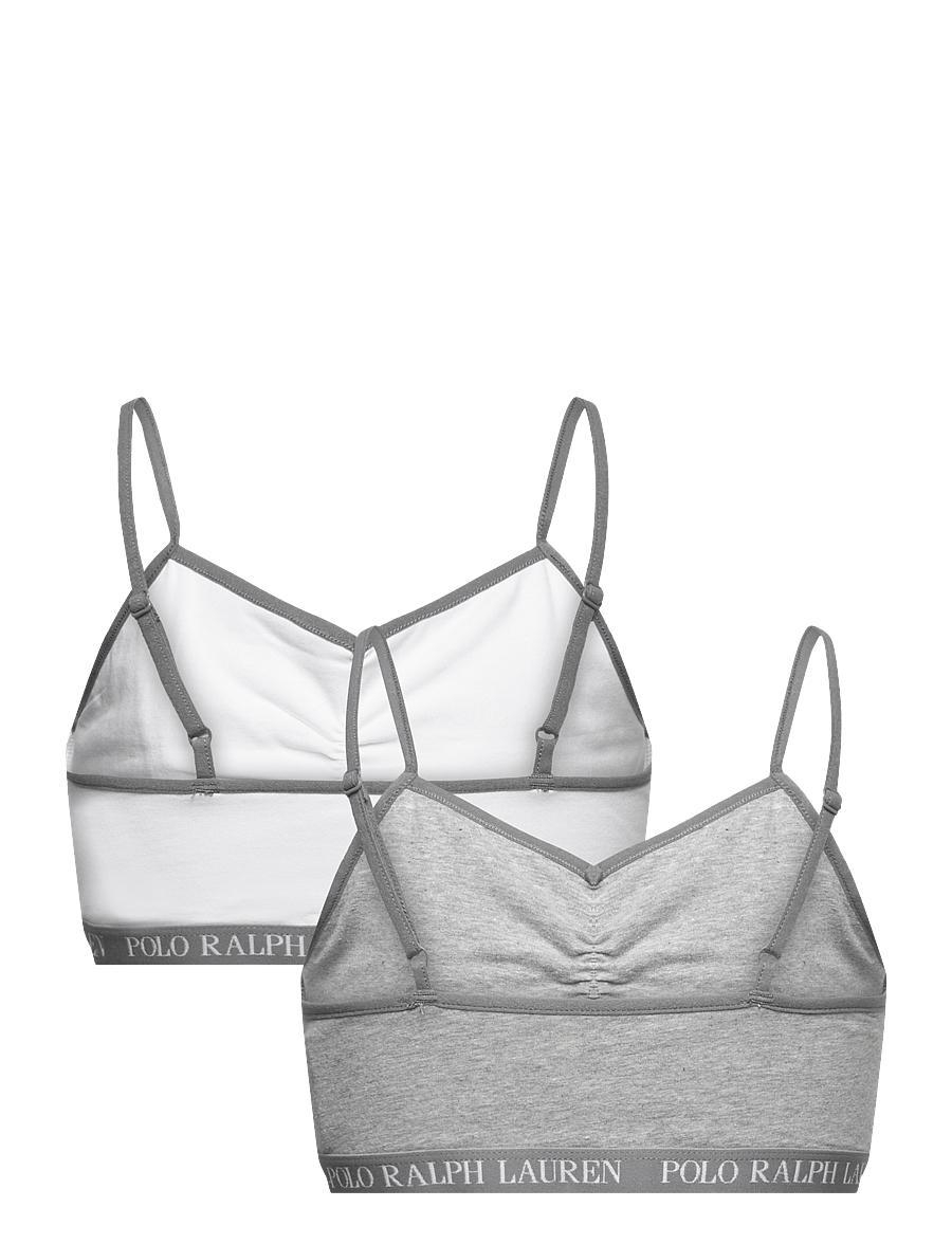 Ralph Lauren Kids - 2T-2PK BRALETTES - toppar - andover heather - 1