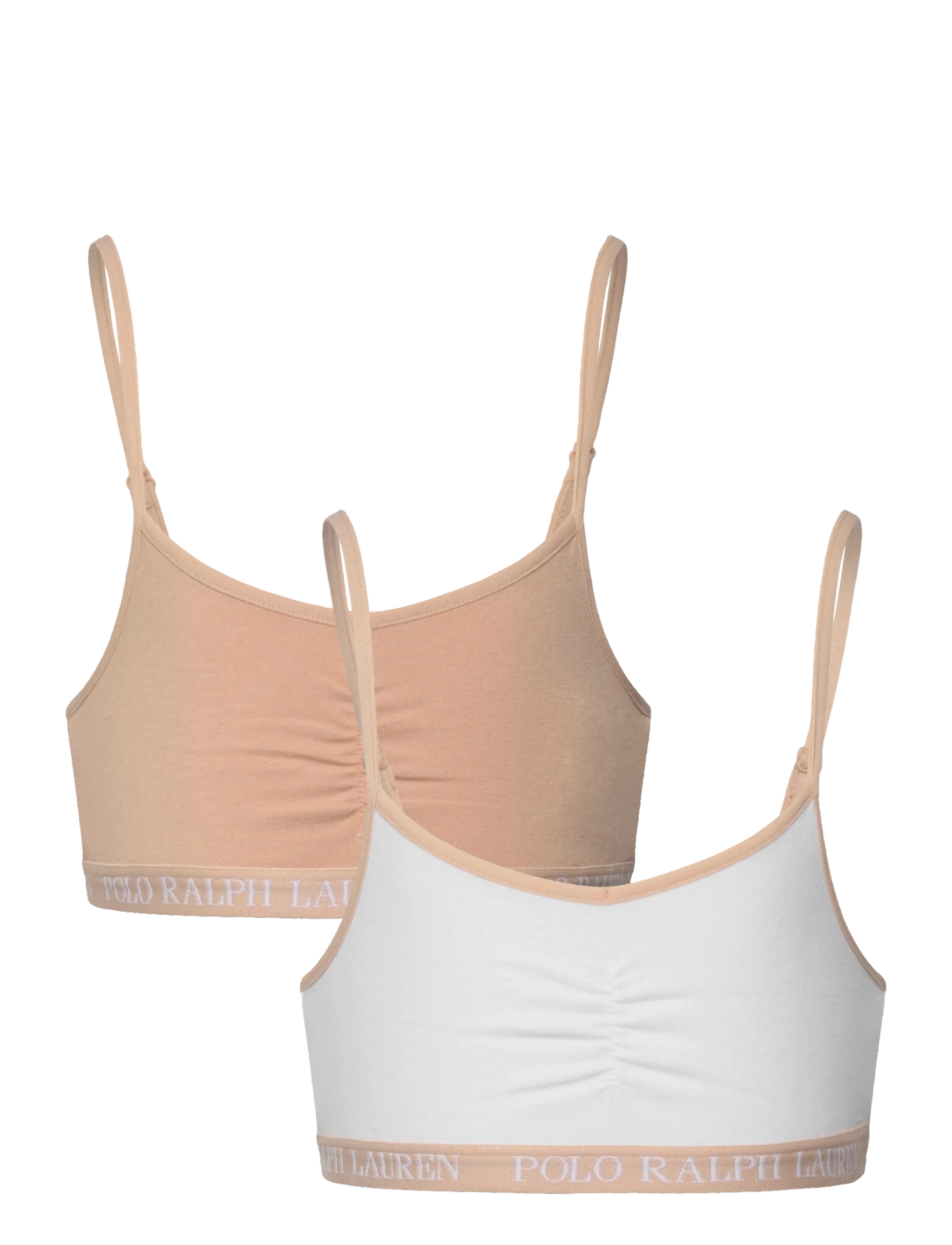 Ralph Lauren Kids 2T-2Pk Bralettes, Børn, Bralette Sæt, Beige, Str: 128/140