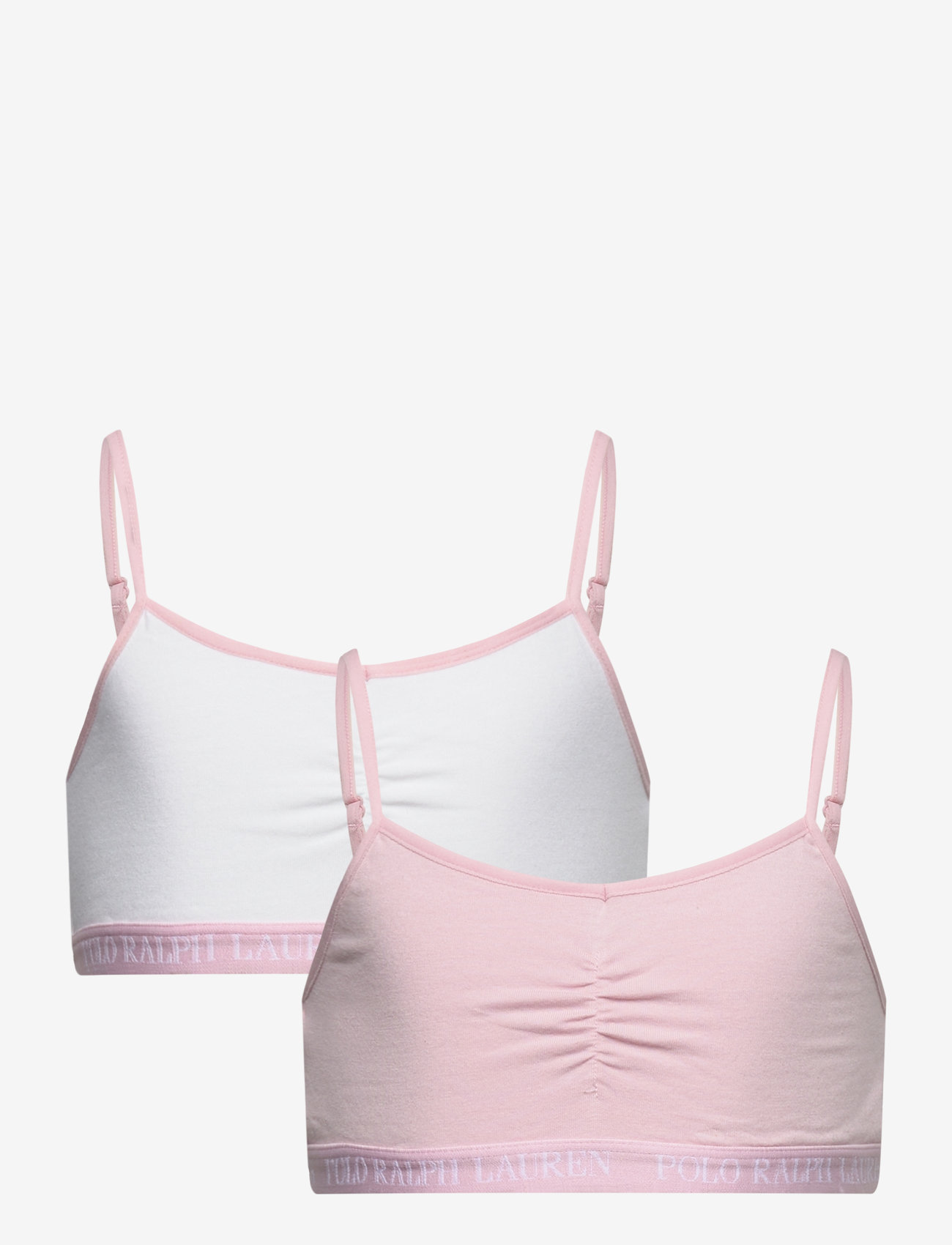 Ralph Lauren Kids - 2T-2PK BRALETTES - oberteile - hint of pink - 0