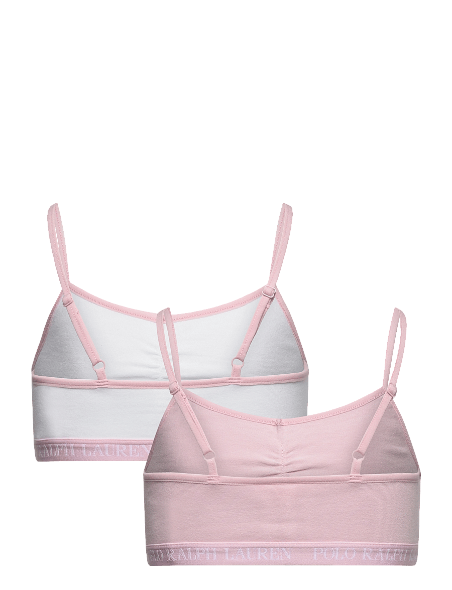 Ralph Lauren Kids - 2T-2PK BRALETTES - toppar - hint of pink - 1