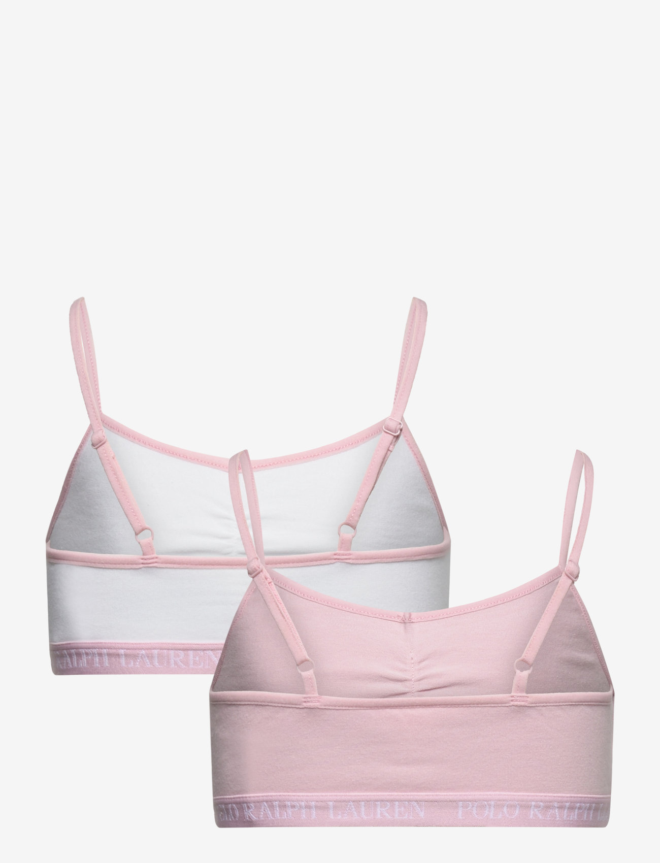 Ralph Lauren Kids - 2T-2PK BRALETTES - oberteile - hint of pink - 1