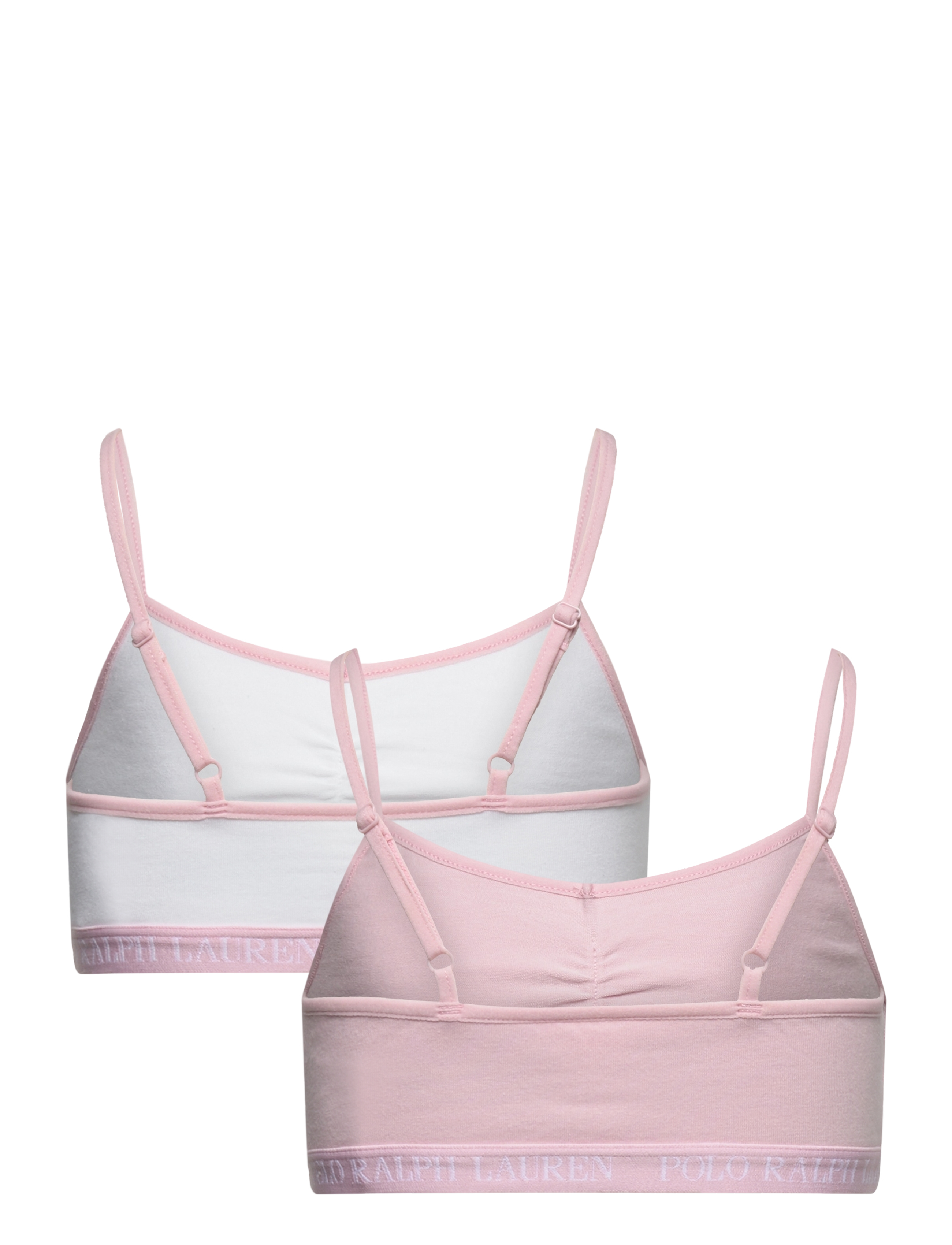 Ralph Lauren Kids - 2T-2PK BRALETTES - oberteile - hint of pink - 1